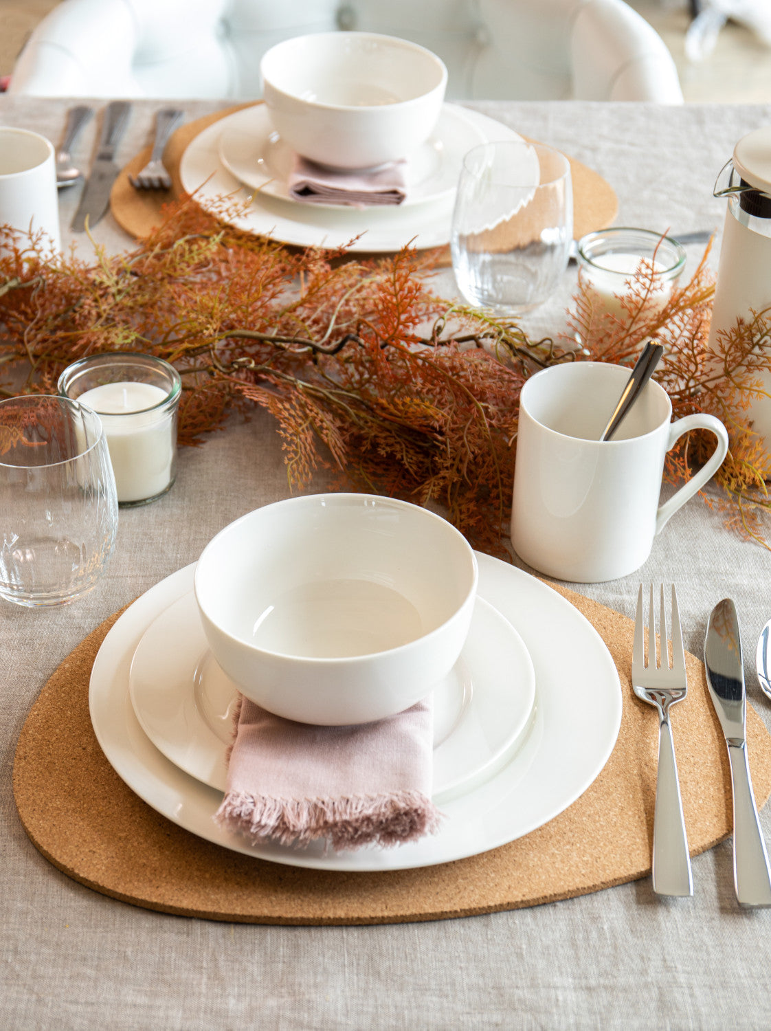 Mikasa Egret Fine China Dinner Set 12 Piece (White)