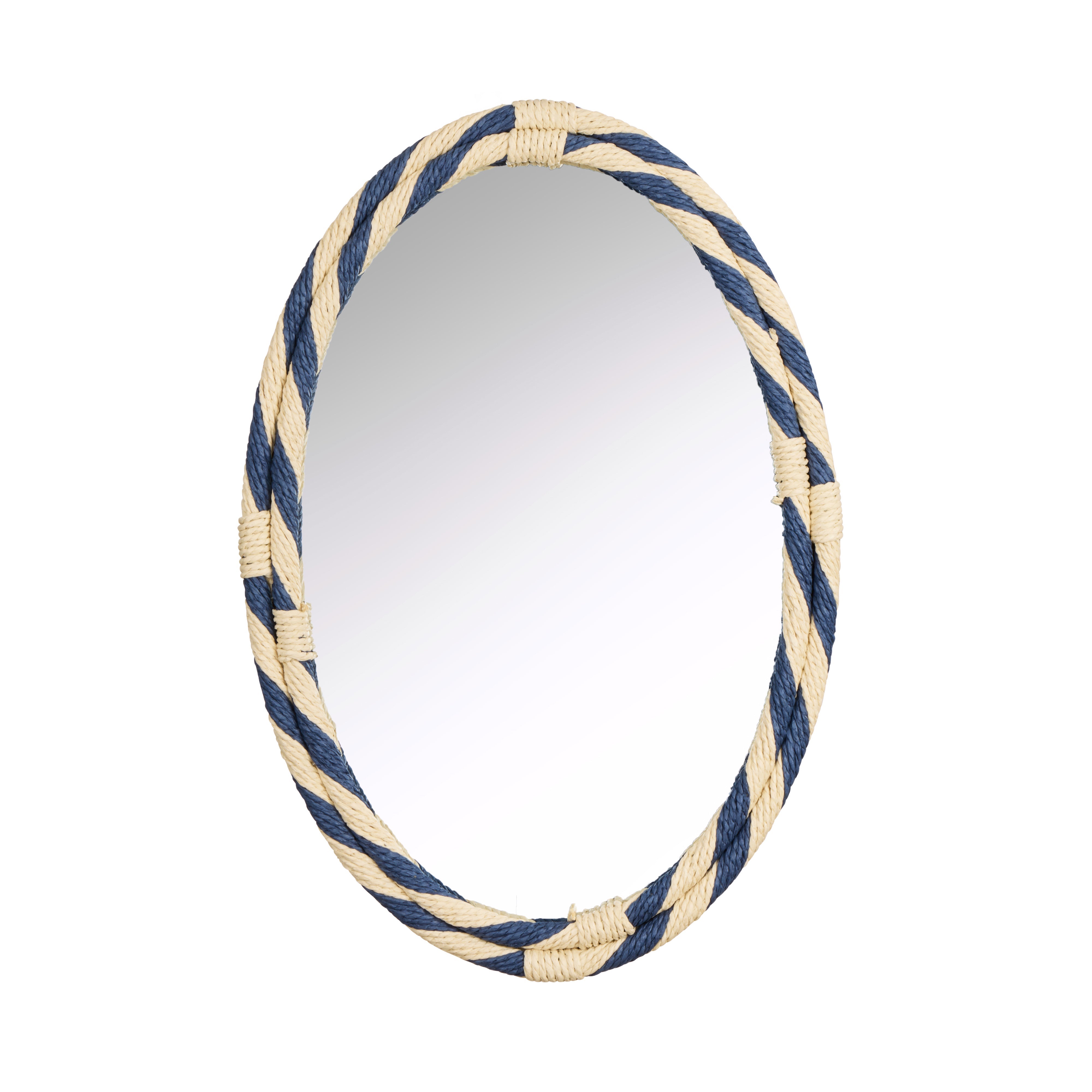 Emporium Luken Wall Mirror Blue & White
