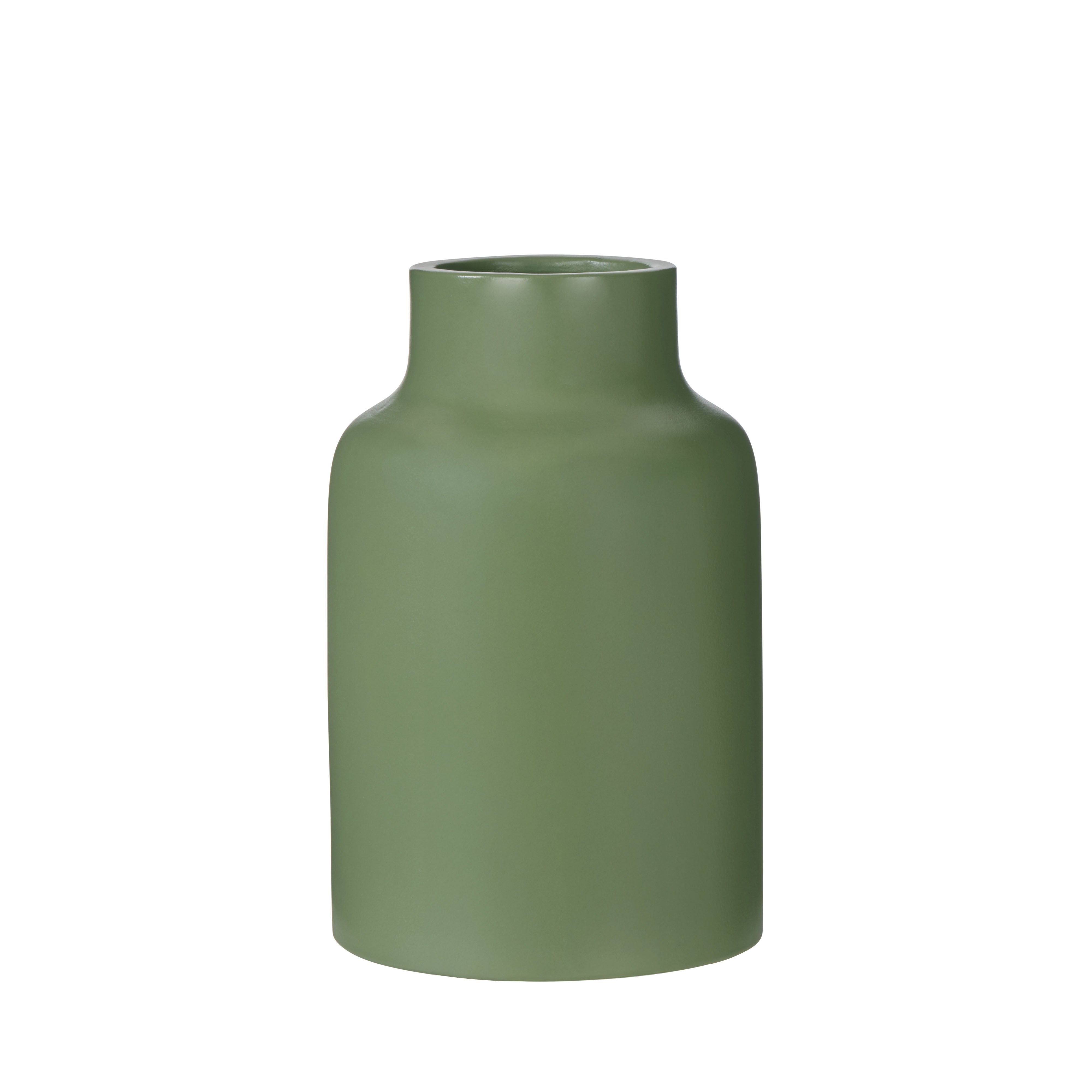 Rogue Oakley Vase Green 18 x 27.5cm