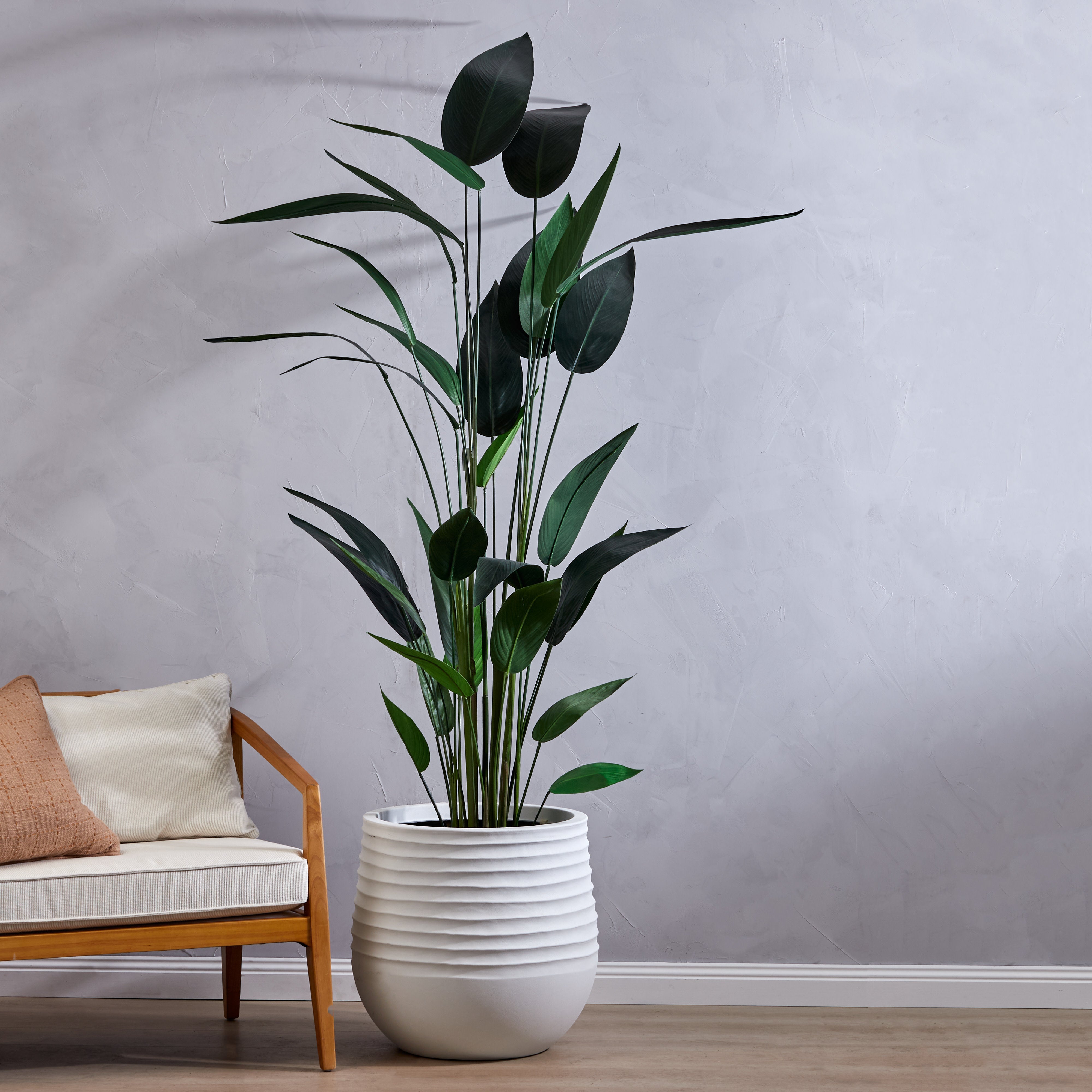 Rogue Ryker Stonelite Planter White 53 x 49cm