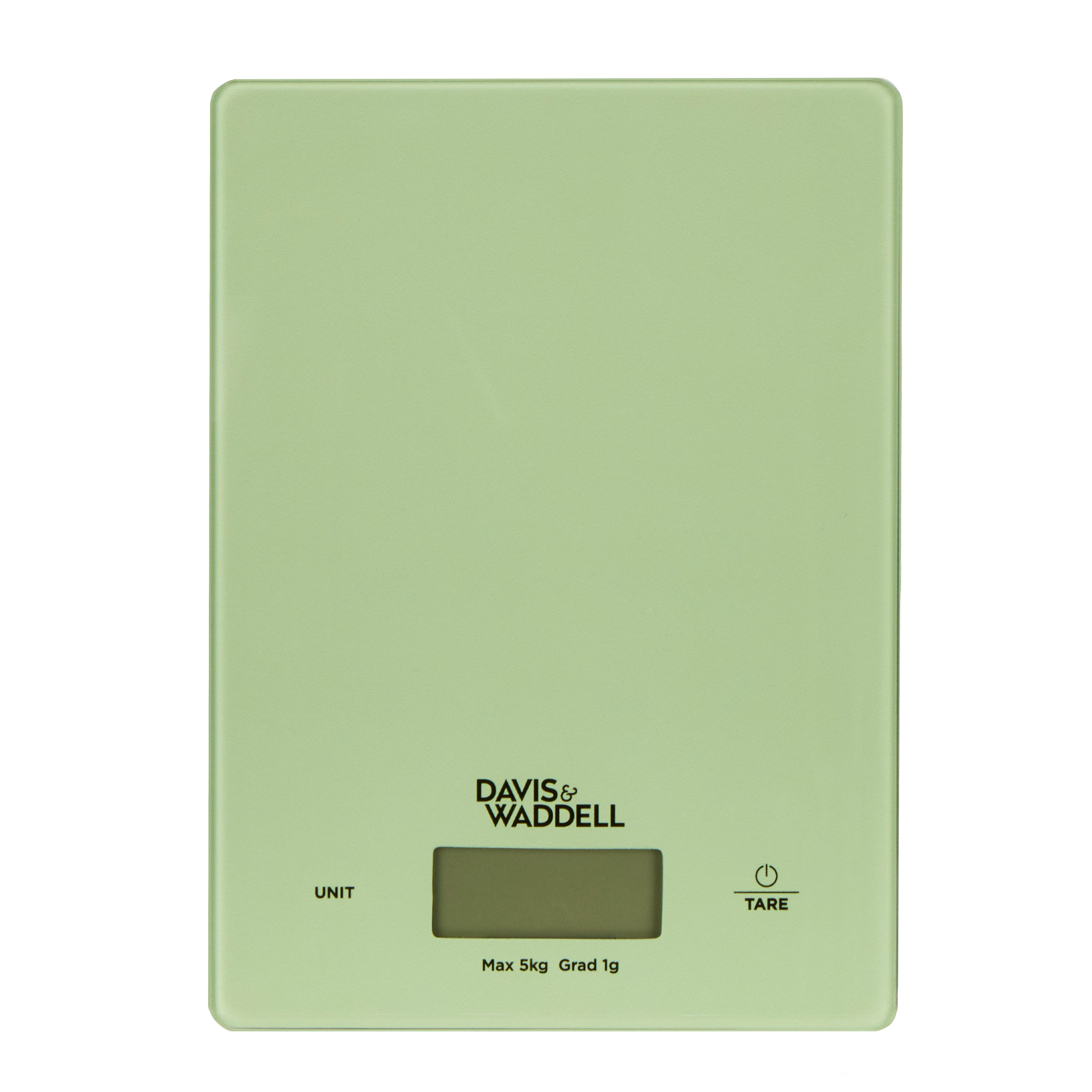 Davis & Waddell 5kg Digital Kitchen Scale Solid Green