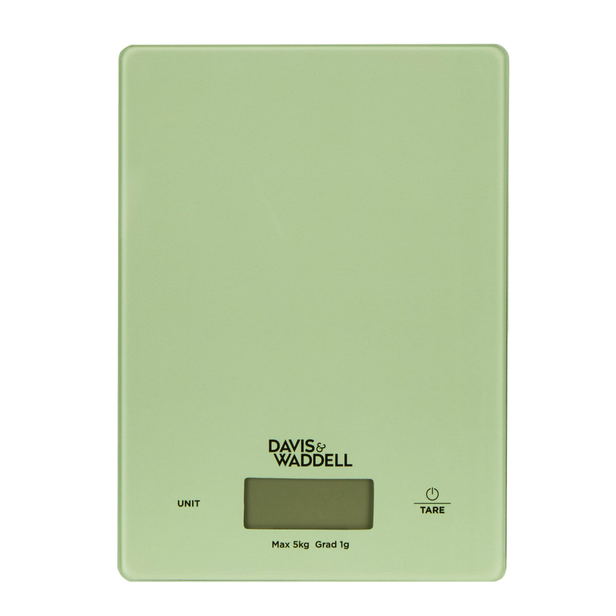 Davis & Waddell 5kg Digital Kitchen Scale Solid Green