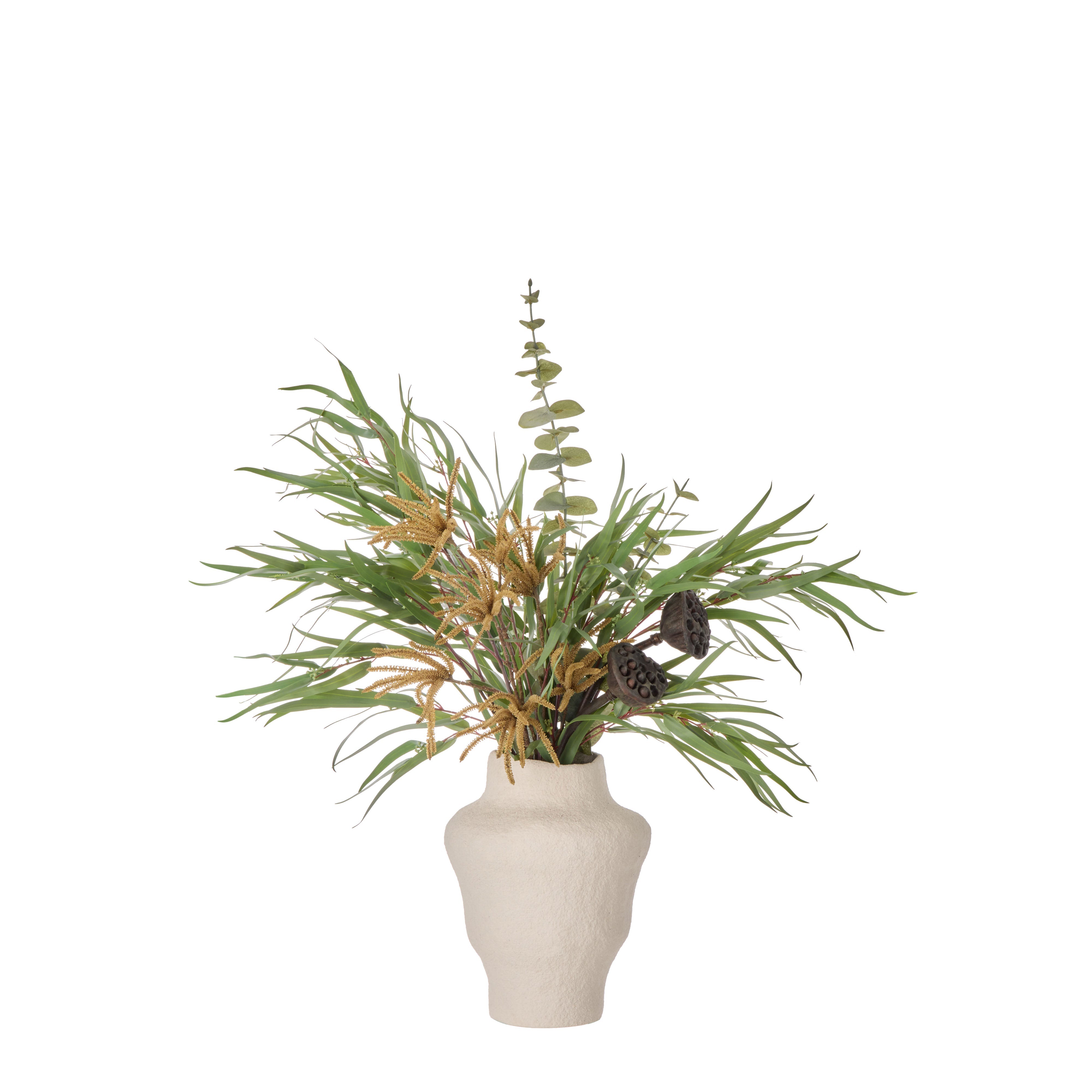 Rogue Lotus Pod Catkins Mix-Ryde Brown 80cm
