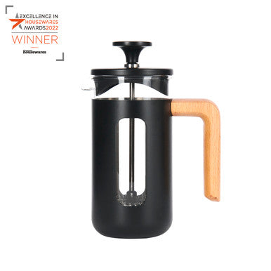 La Cafetière Pisa Stainless Steel Cafetière 3 Cup / 350ml (Black)
