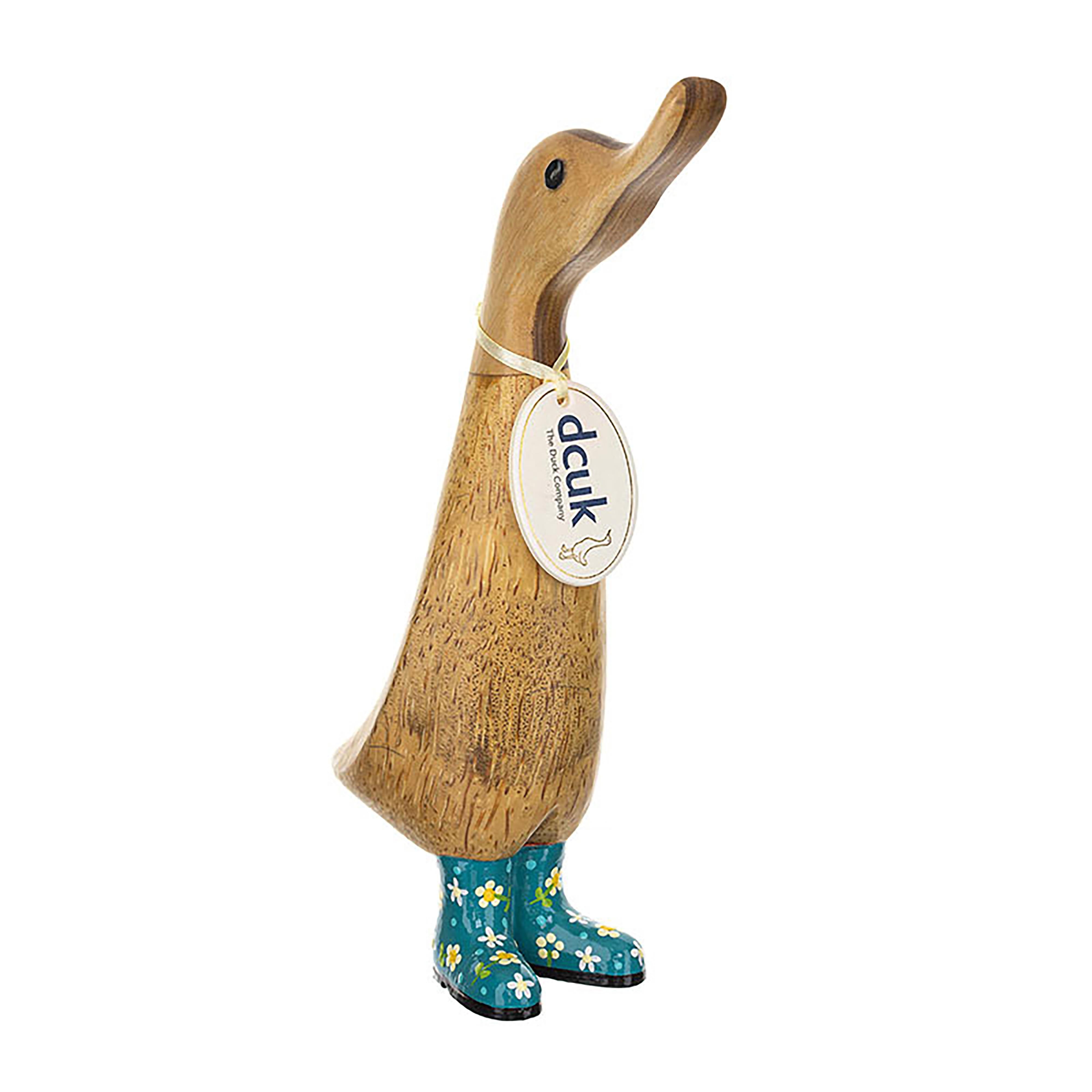 DCUK Natural Welly Duckling Flowers Assorted