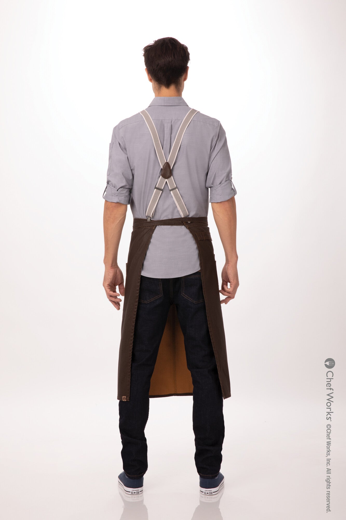 Chef Works Pant Suspenders - Natural Chocolate