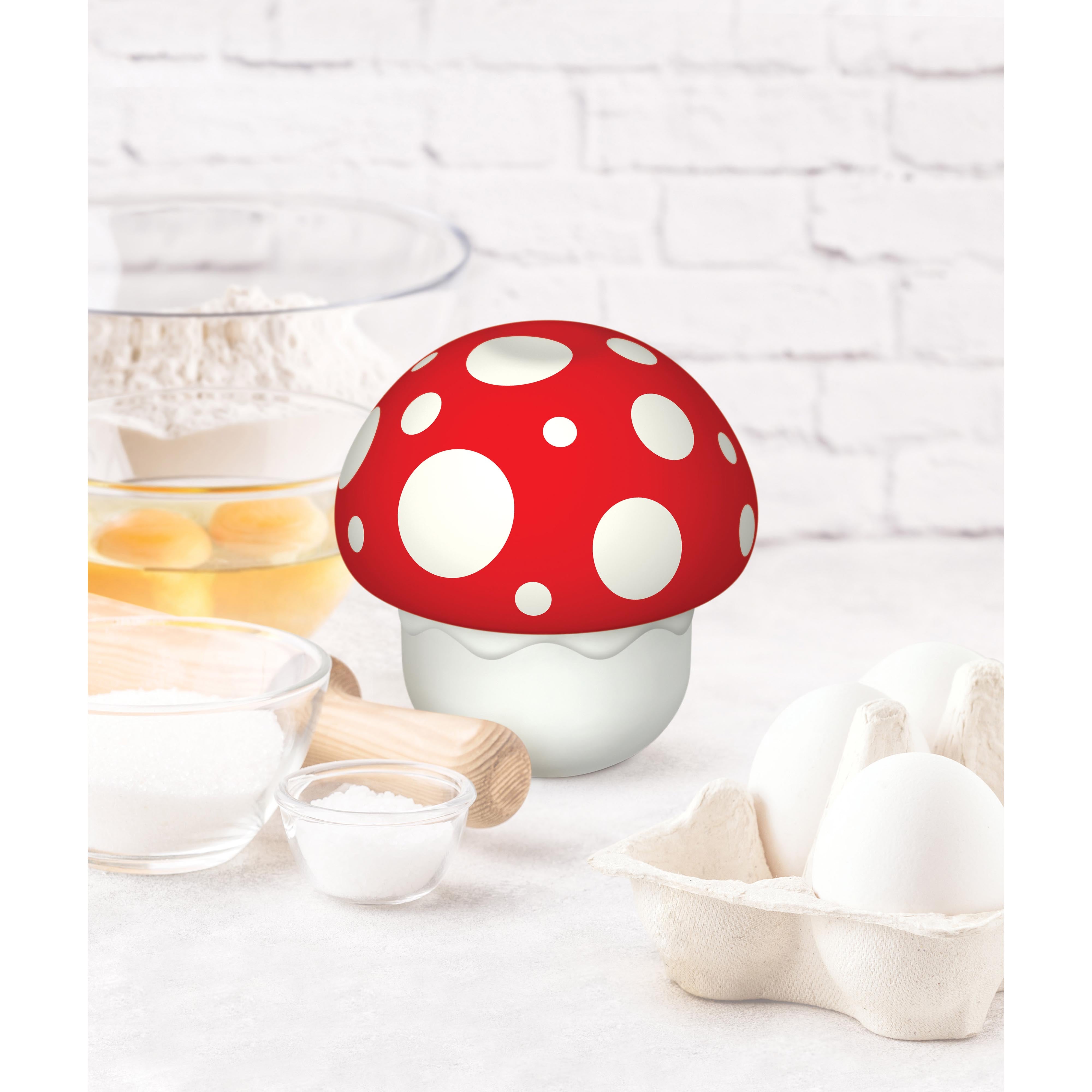 Fred Mushroom Cups Nesting Measuring Cups 6 Piece Set Red