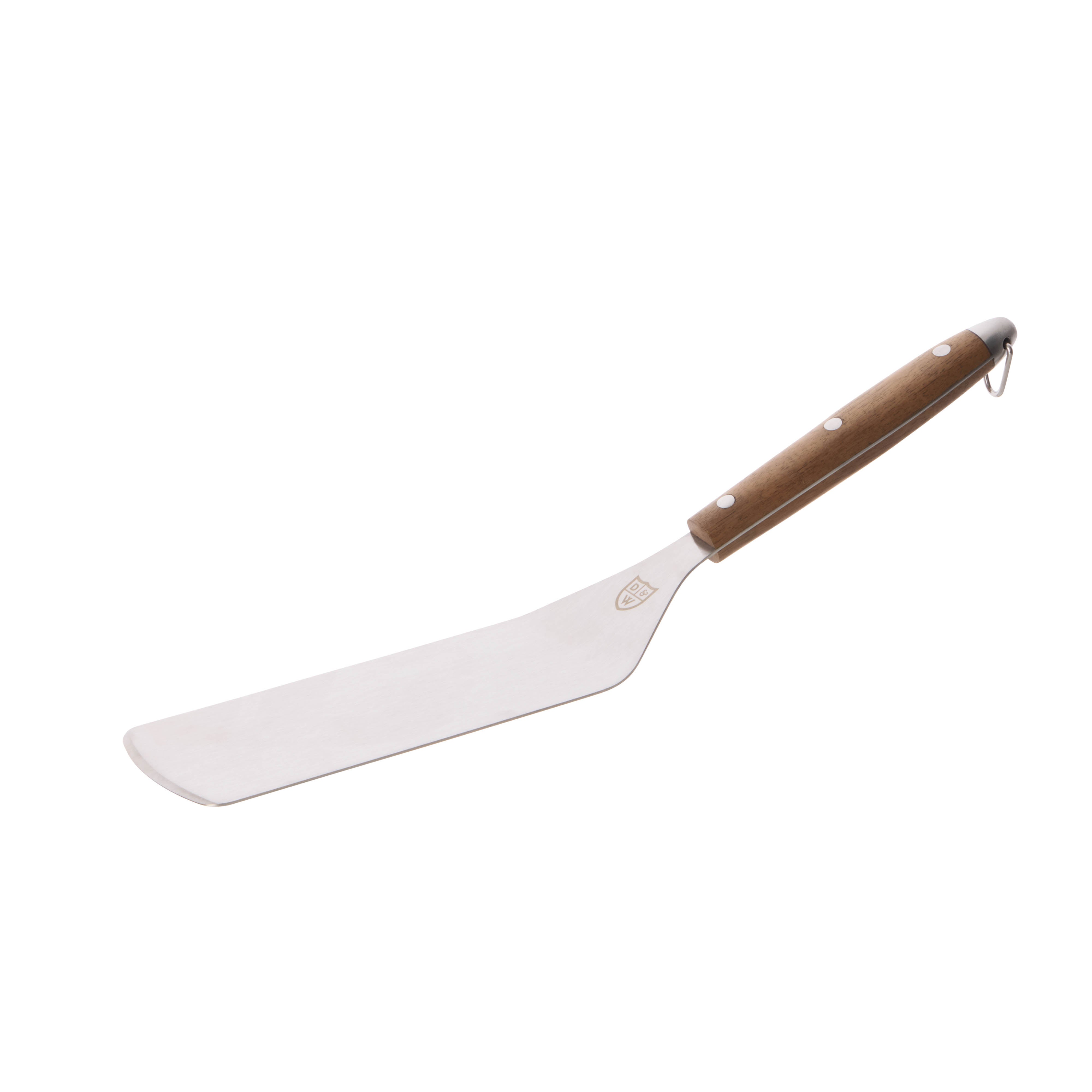 Davis & Waddell Ryder Flex Spatula Chrome & Acacia