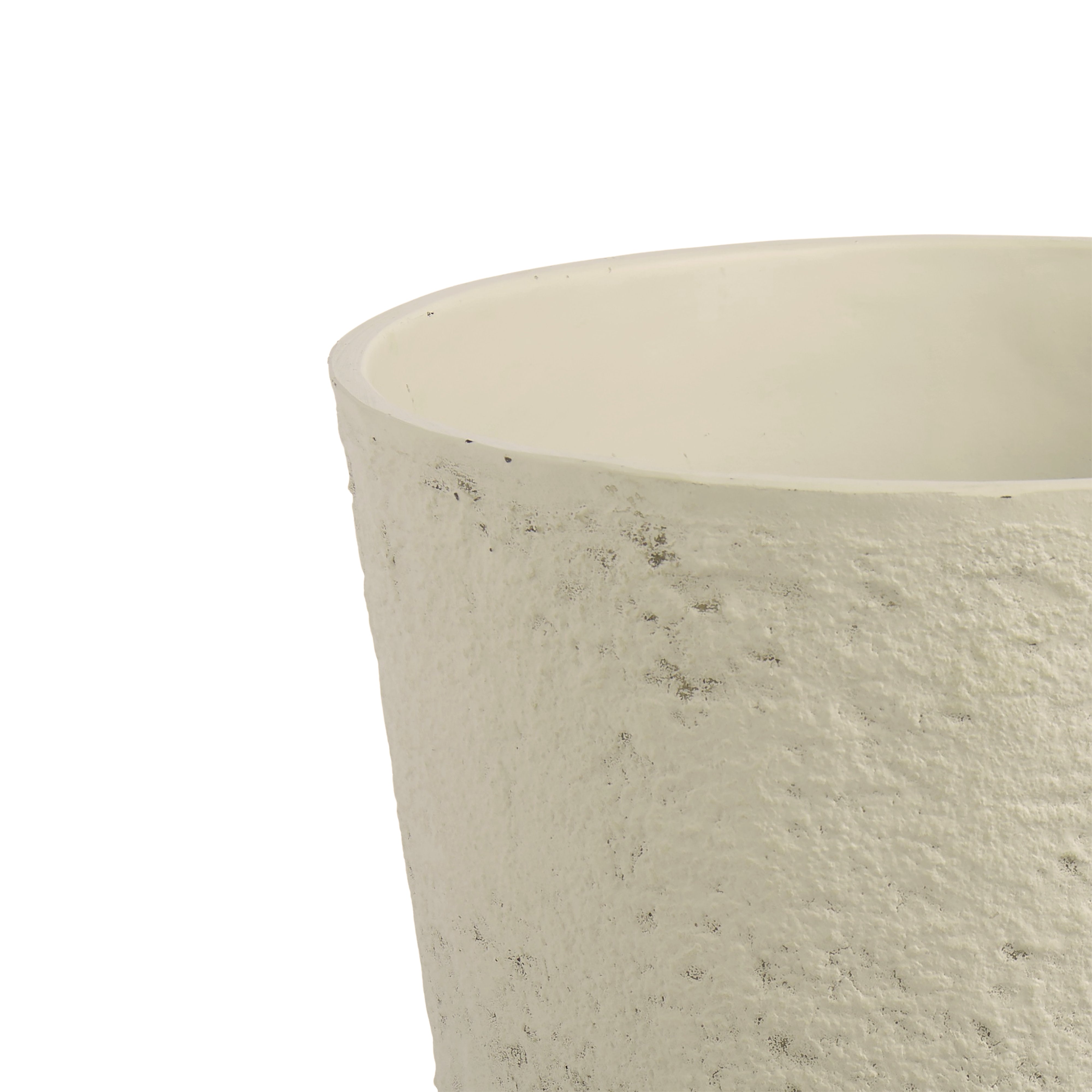 Rogue Rustic Stone Look Planter Pot Rustic Cream 33.5 x 37cm