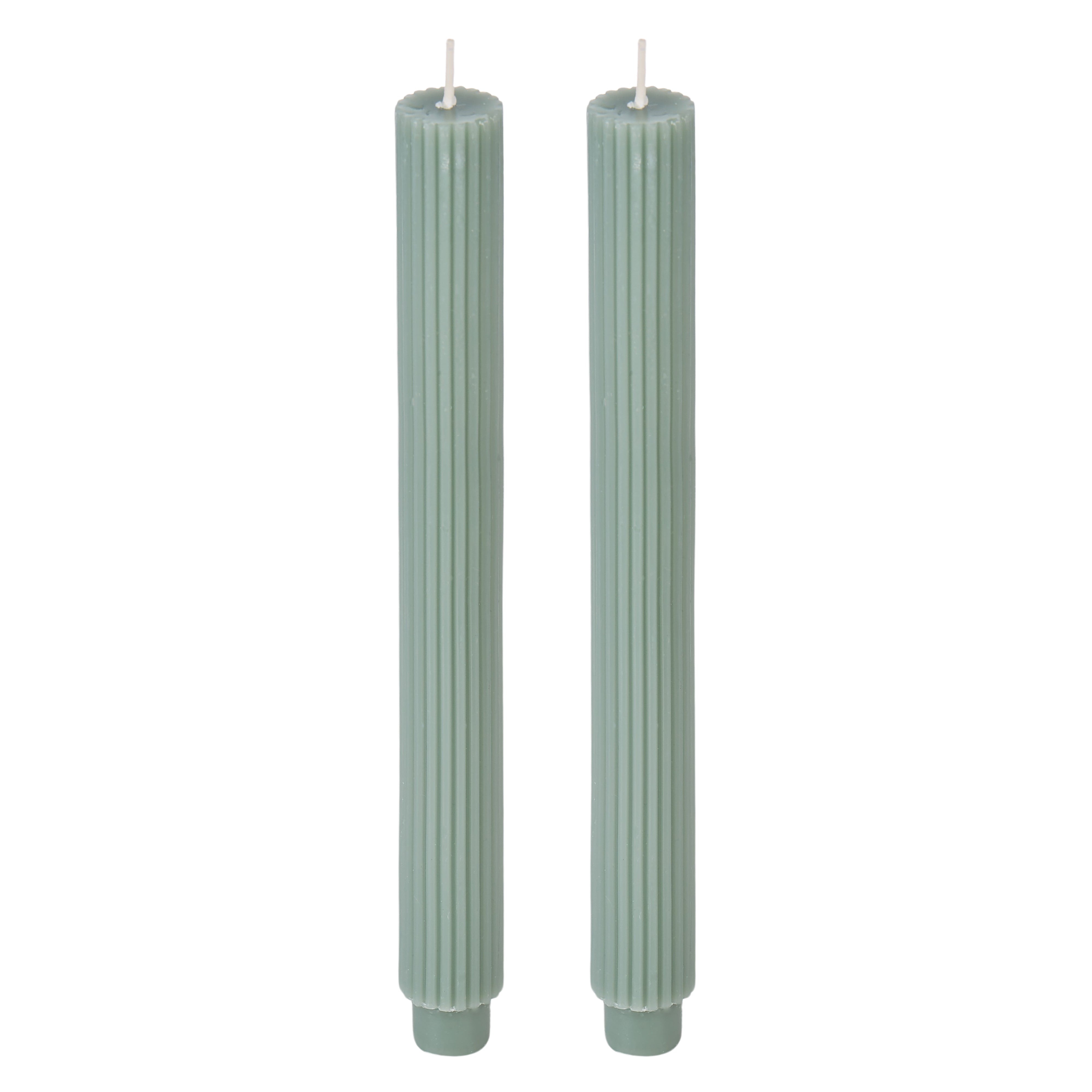Amalfi Roma Dinner Candle 2 Piece Set Green
