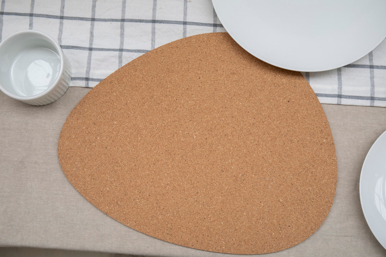 Mikasa Cork Pebble Placemat Set 4 Piece 38 x 30cm (Natural)