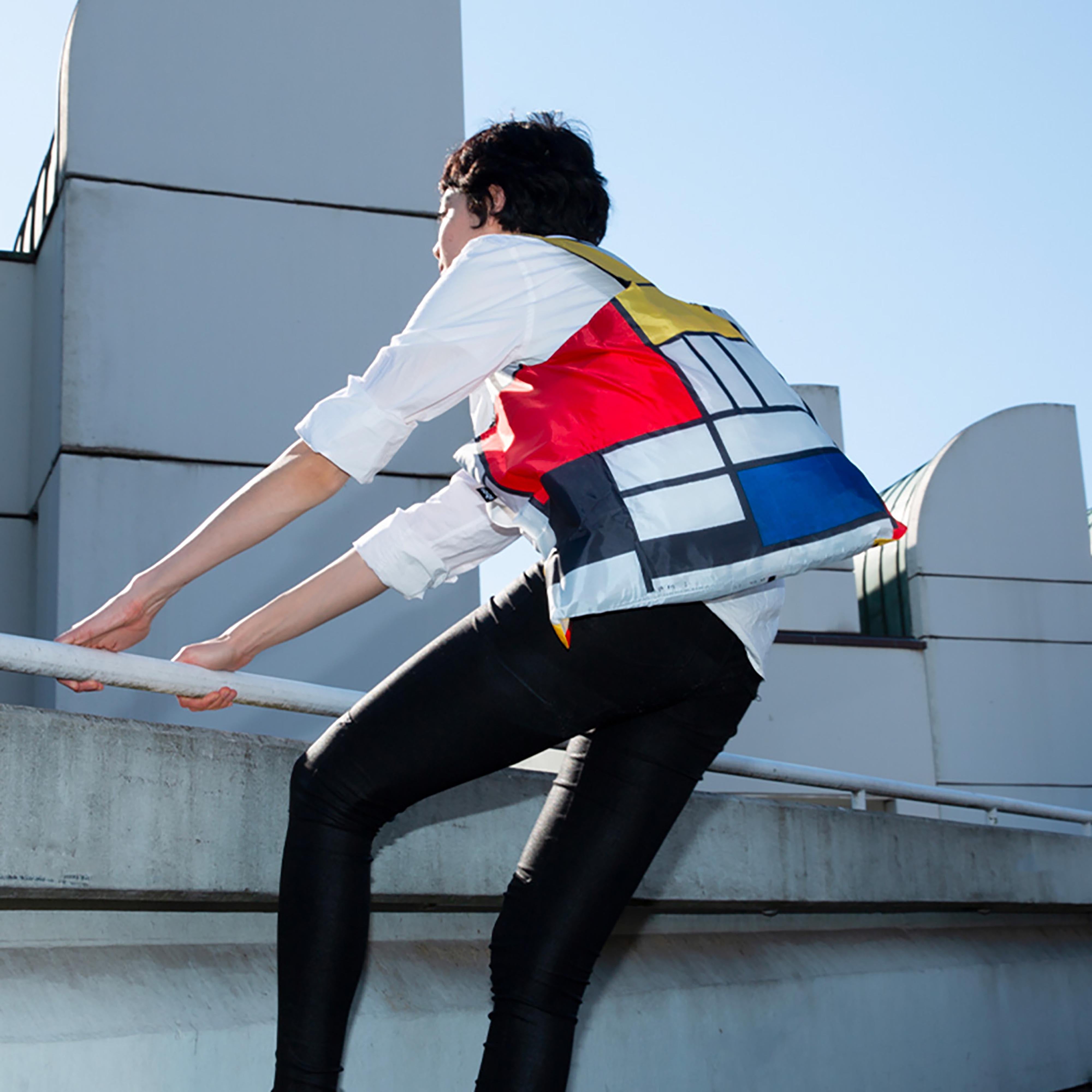 LOQI Mondrian Composition Tote Bag