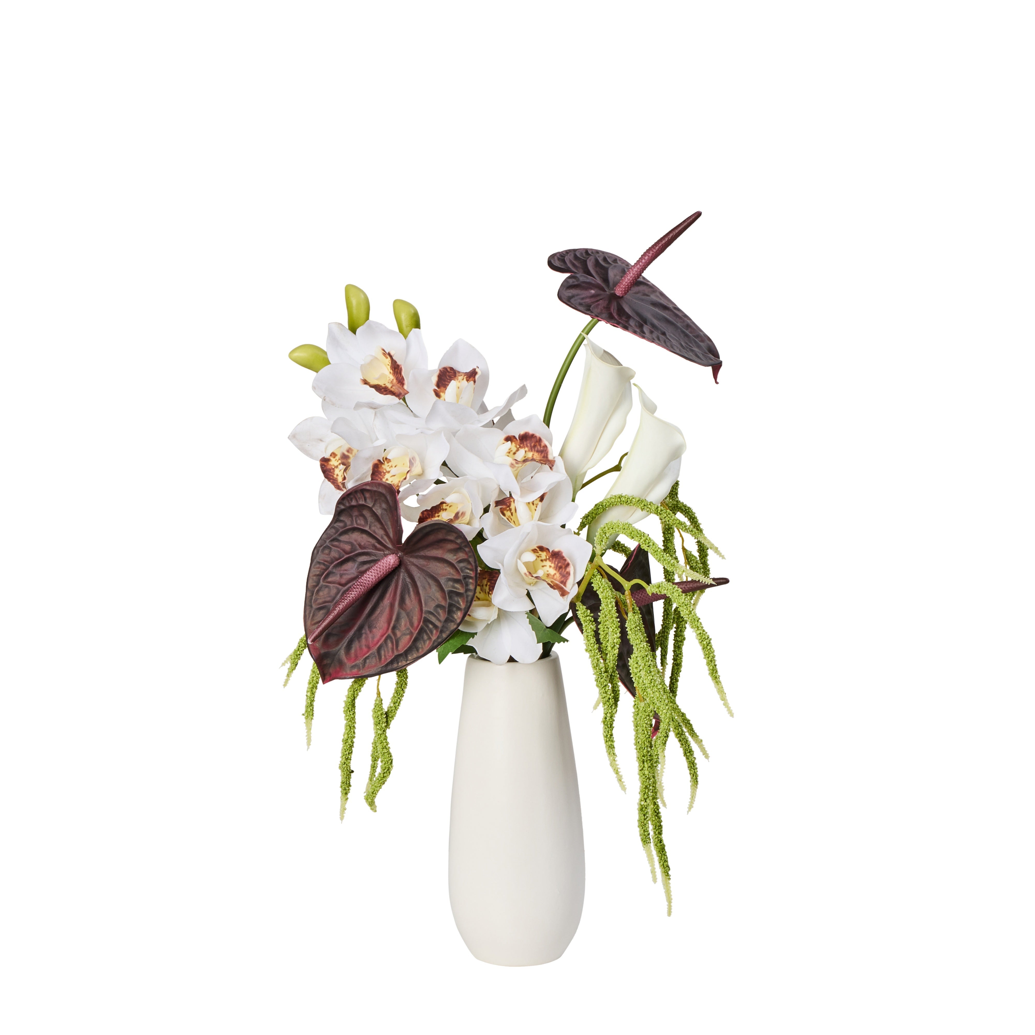 Rogue Anthurium Lily Mix Bouquet White & Purple
