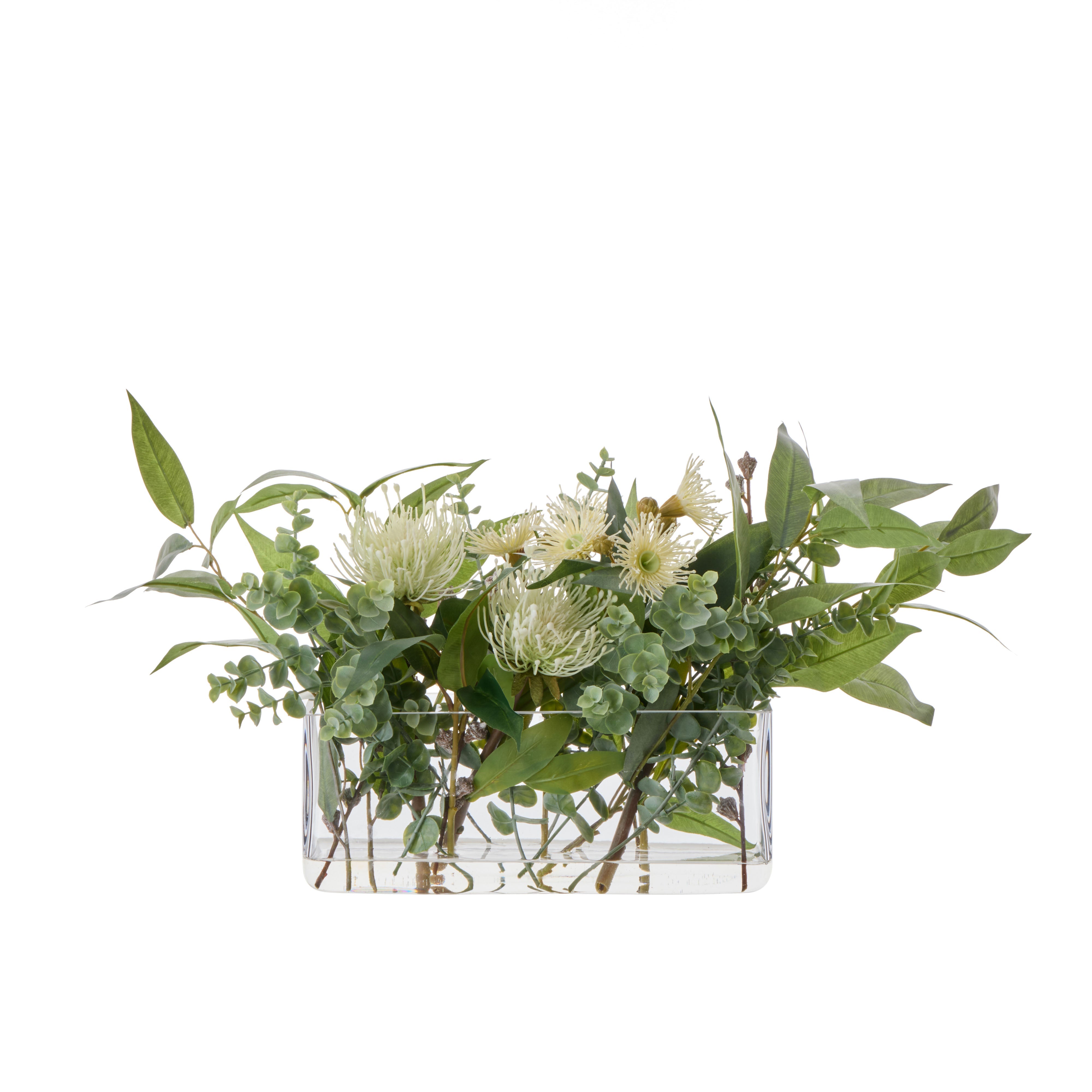 Rogue Pincushion Eucalyptus - Esme White & Green