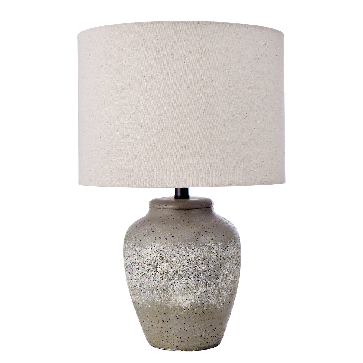 Amalfi Rustic Stone Table Lamp Stone & Cream