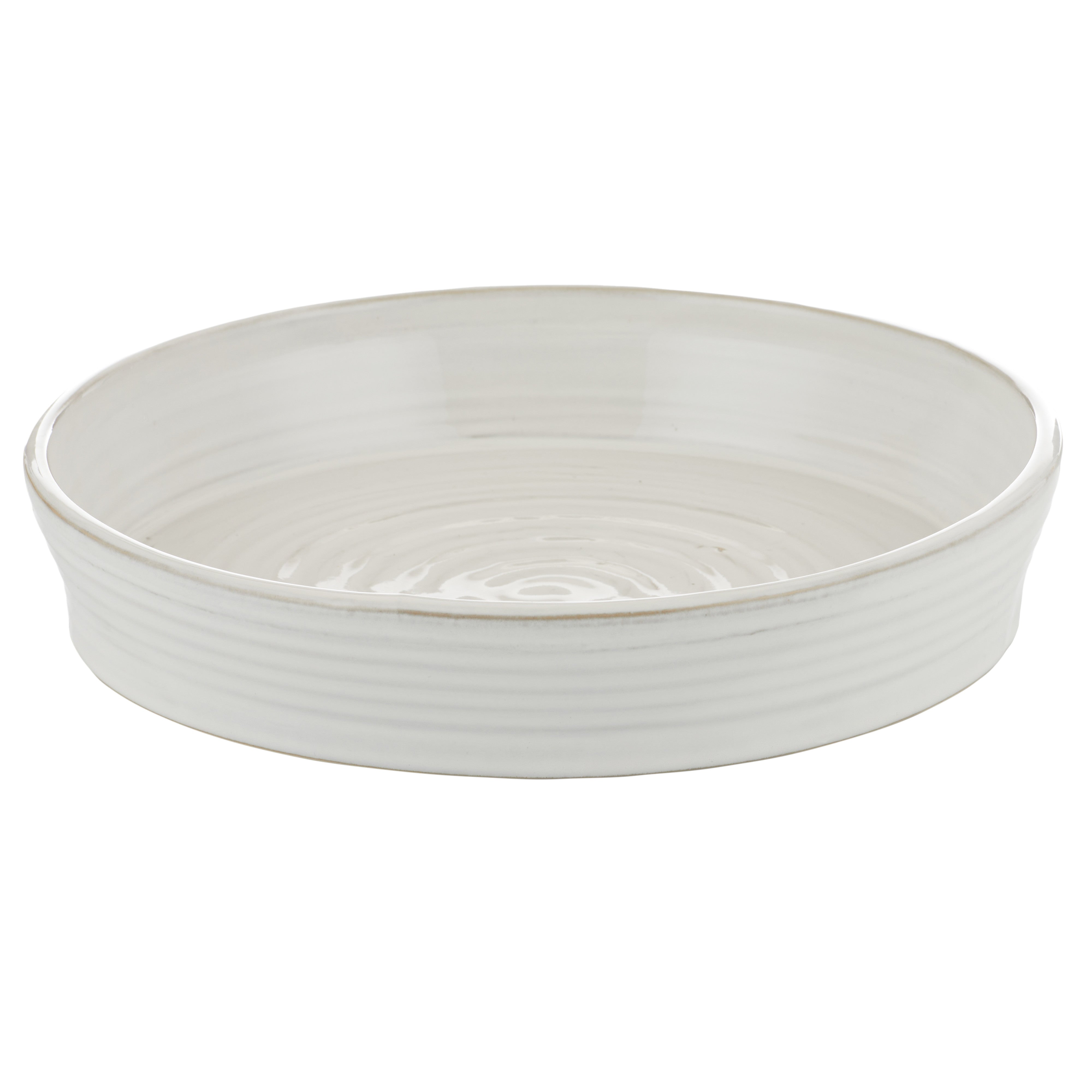 Amalfi Somerset Large Milky Glaze Platter White