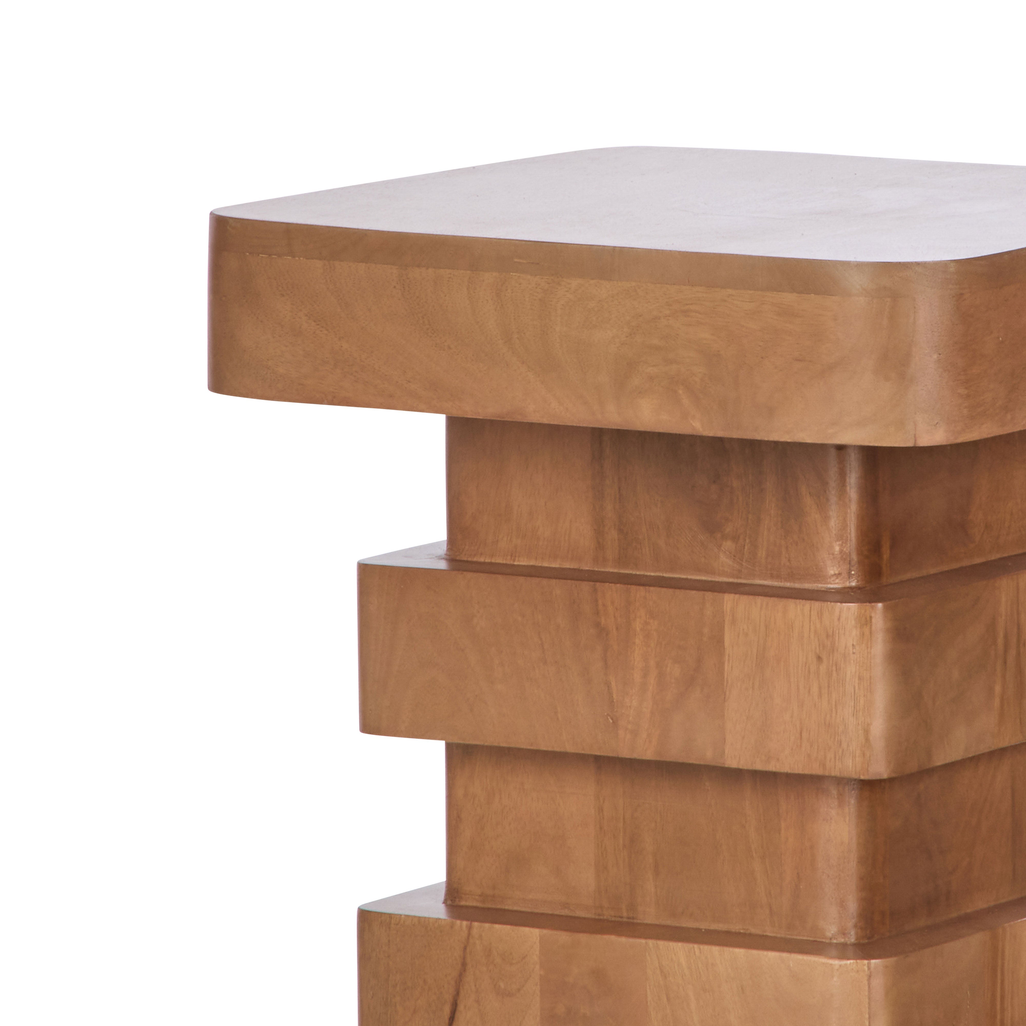 Grand Designs Juno Side Table Light Walnut