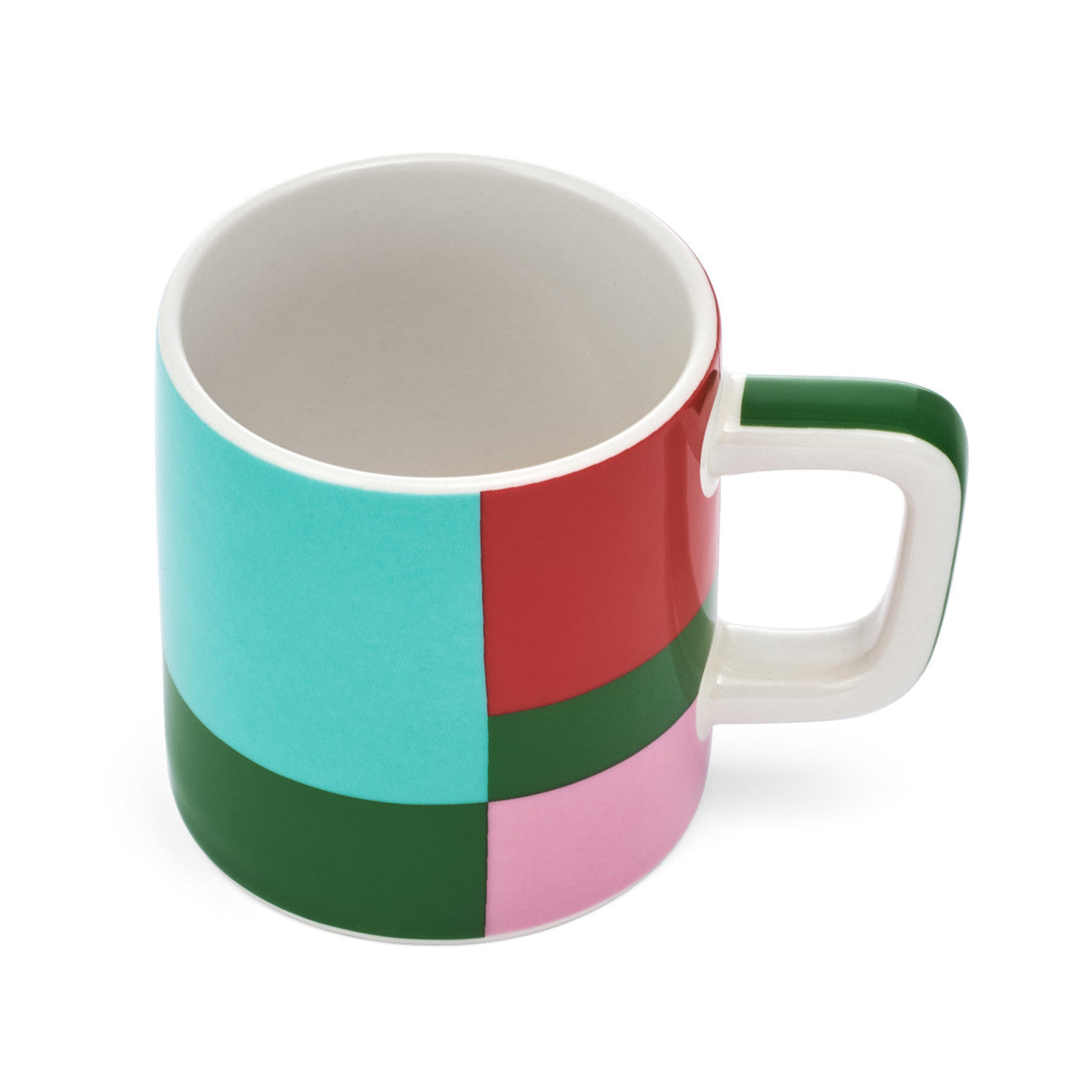 La Cafetière Ceramic Espresso Cup 120ml (Green Utopian Lines)