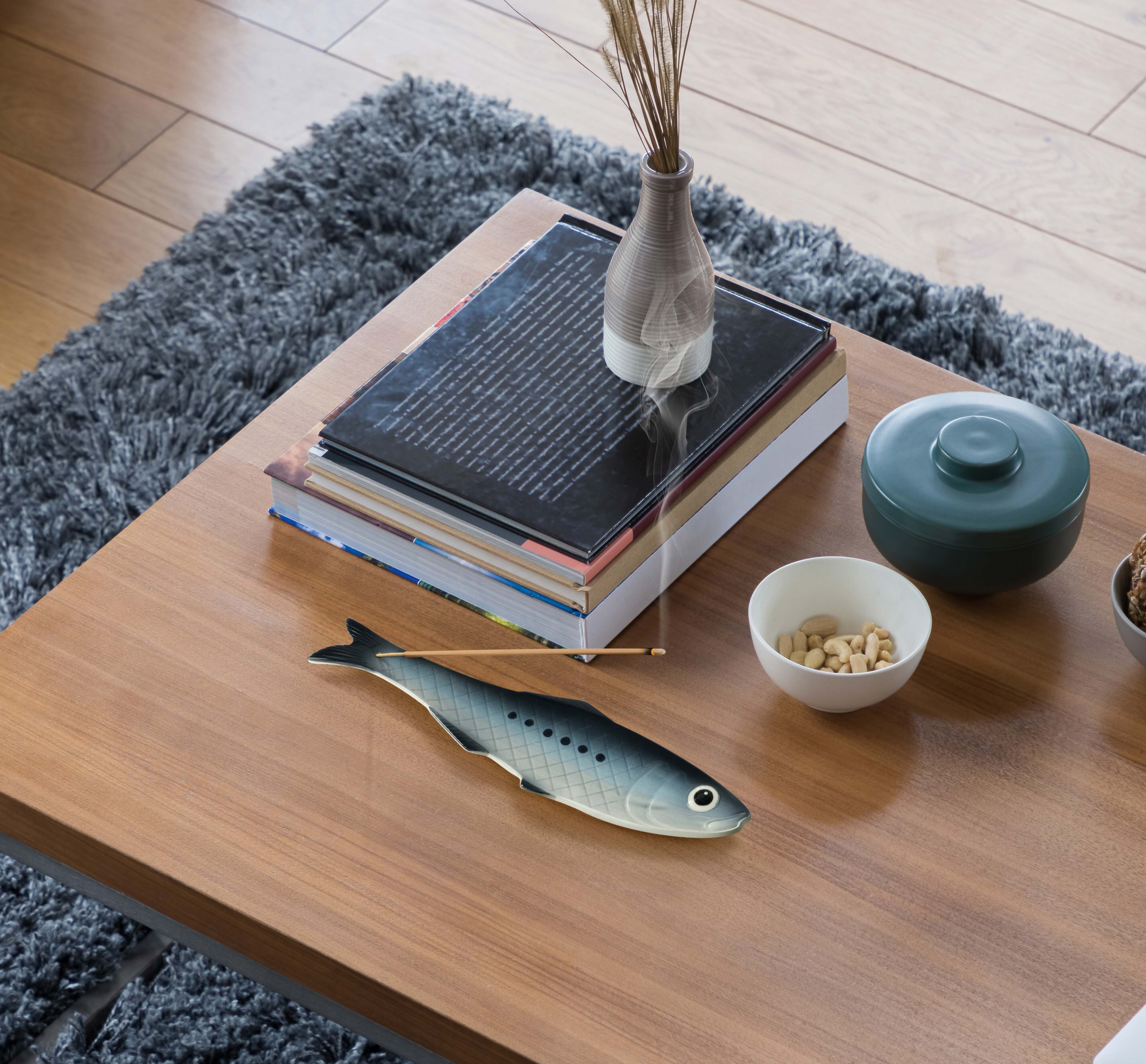 Fred Reel Calm Incense Holder Grey