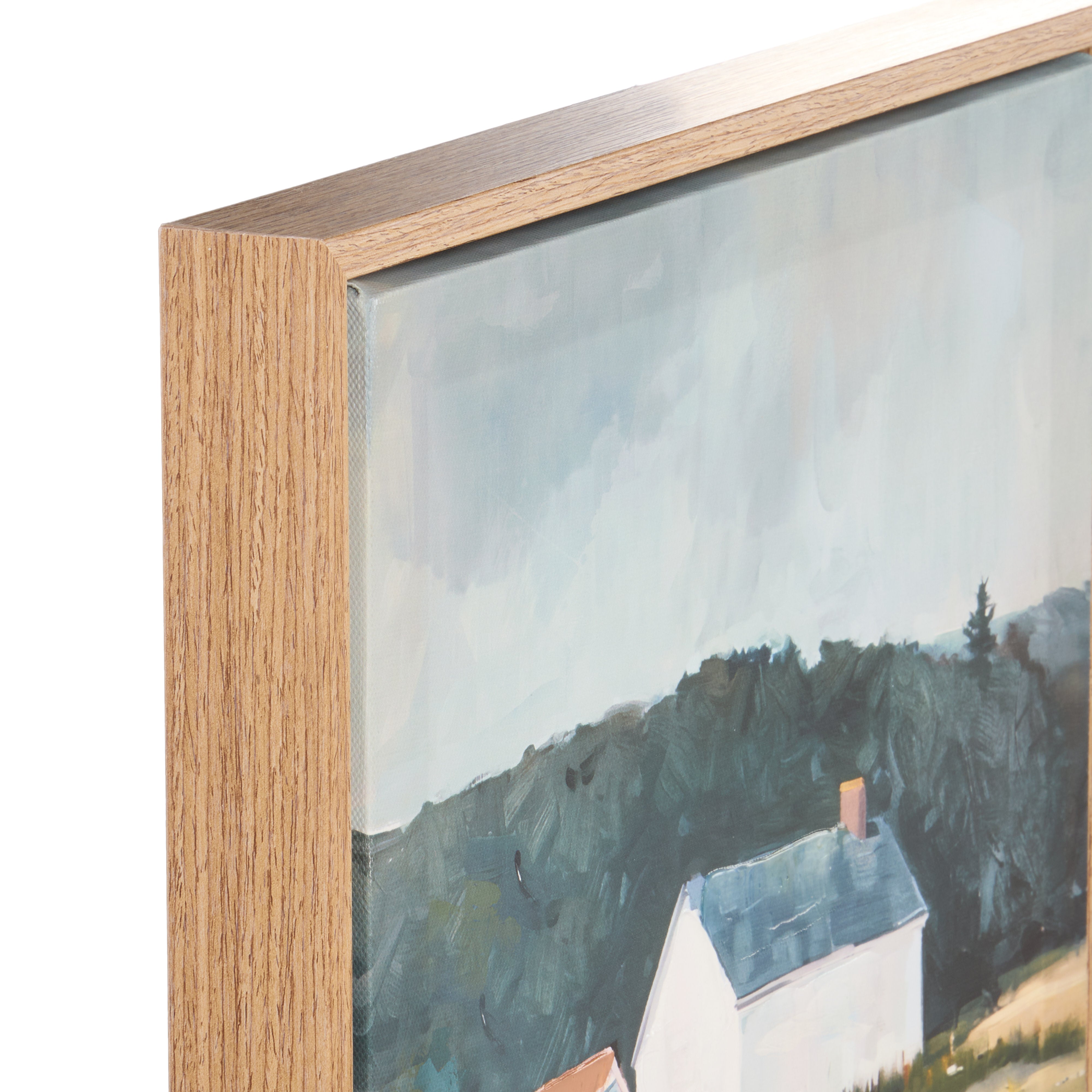 Academy Prairie Duo Hand Painted Wall Art Multi-Coloured