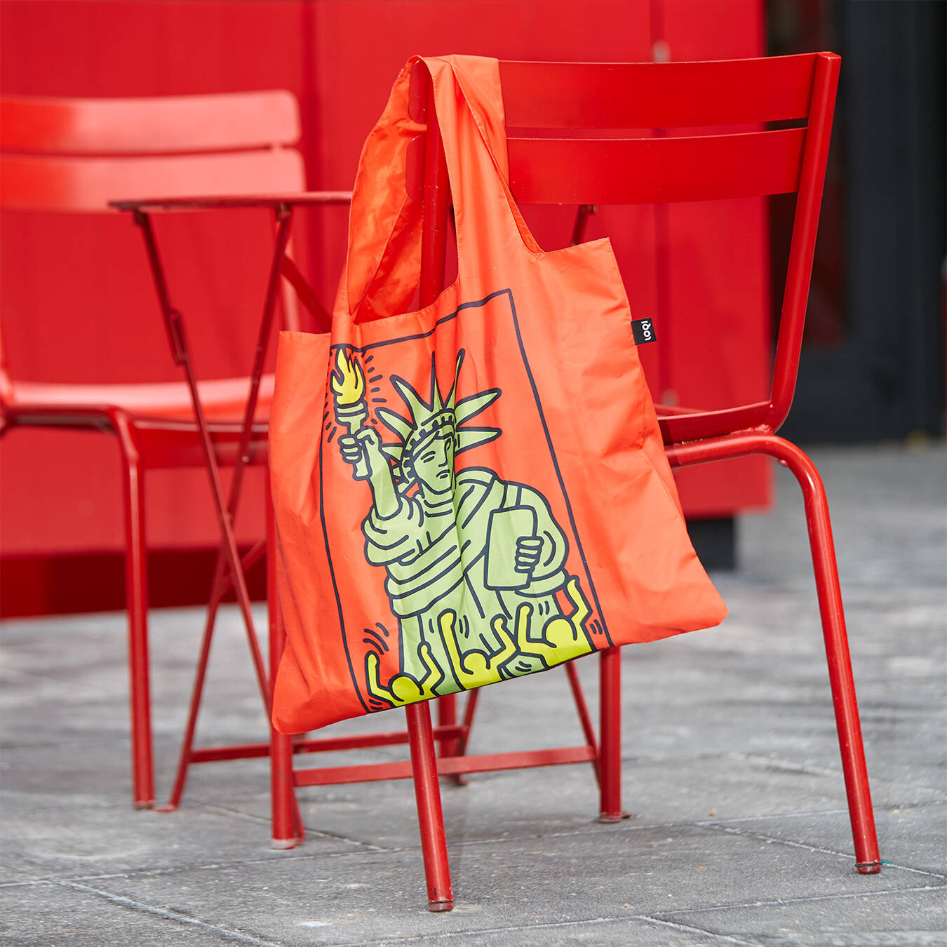 LOQI Keith Haring New York Tote Bag