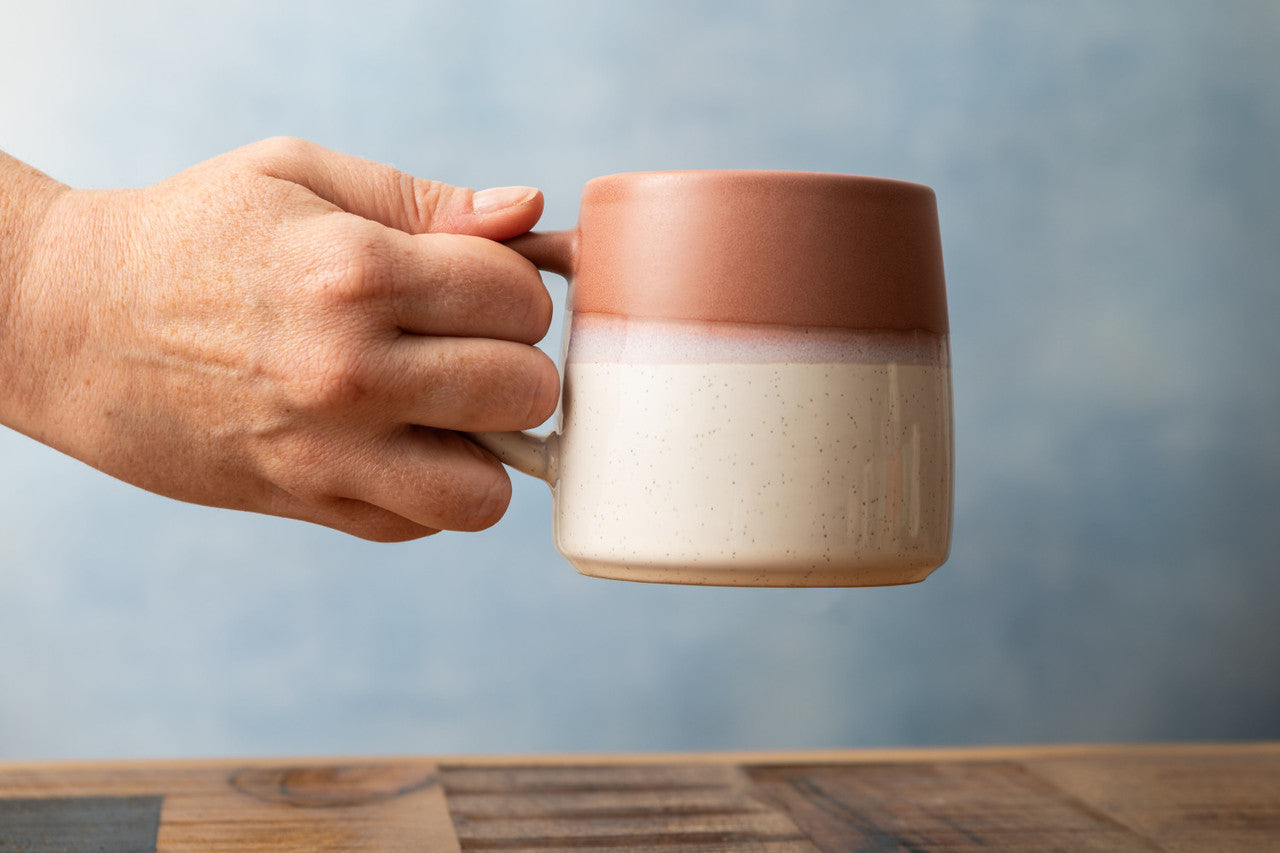 Mikasa Stoneware Mug 390ml (Pink Glaze)