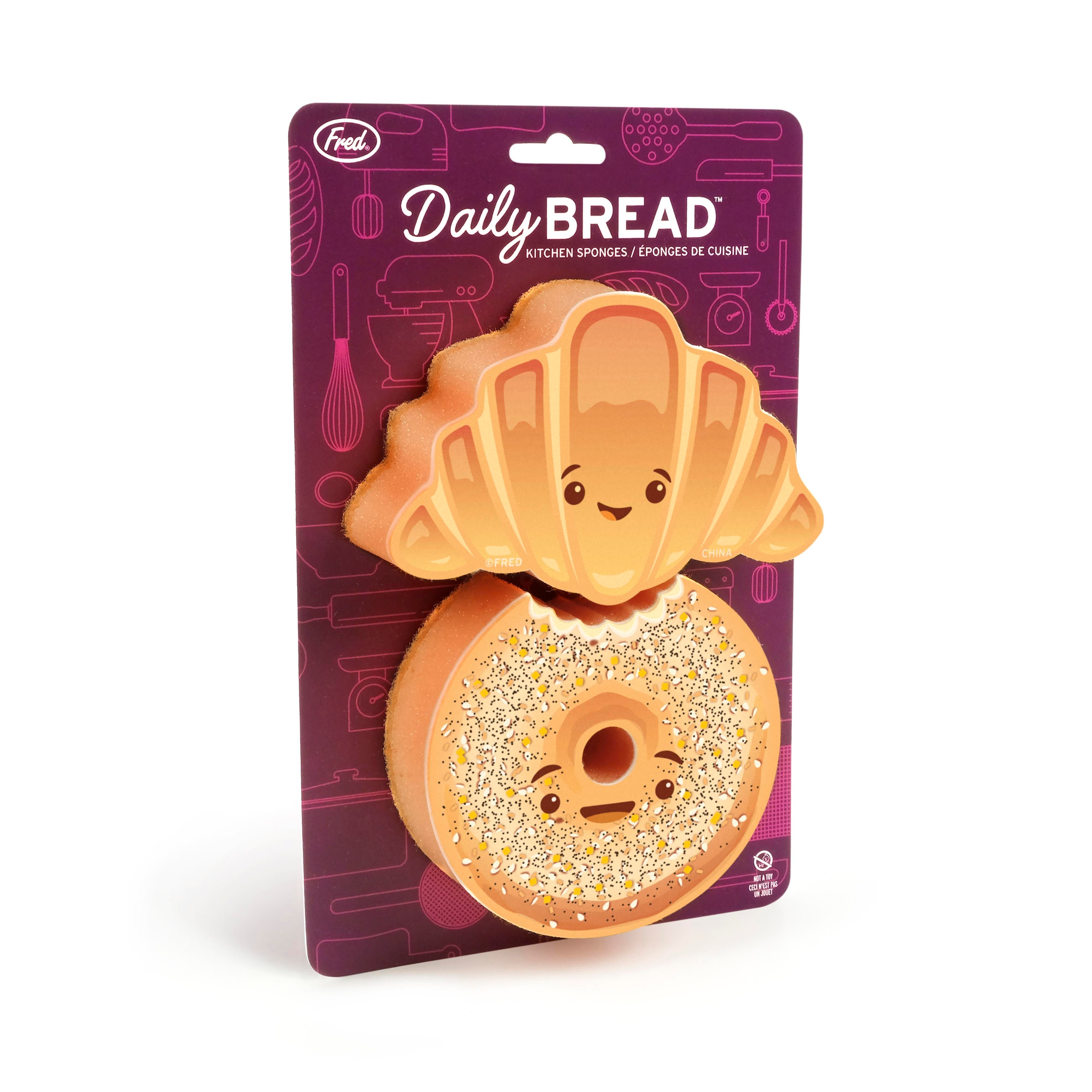 Fred Daily Bread Sponge 2 Piece Set Multi-Coloured