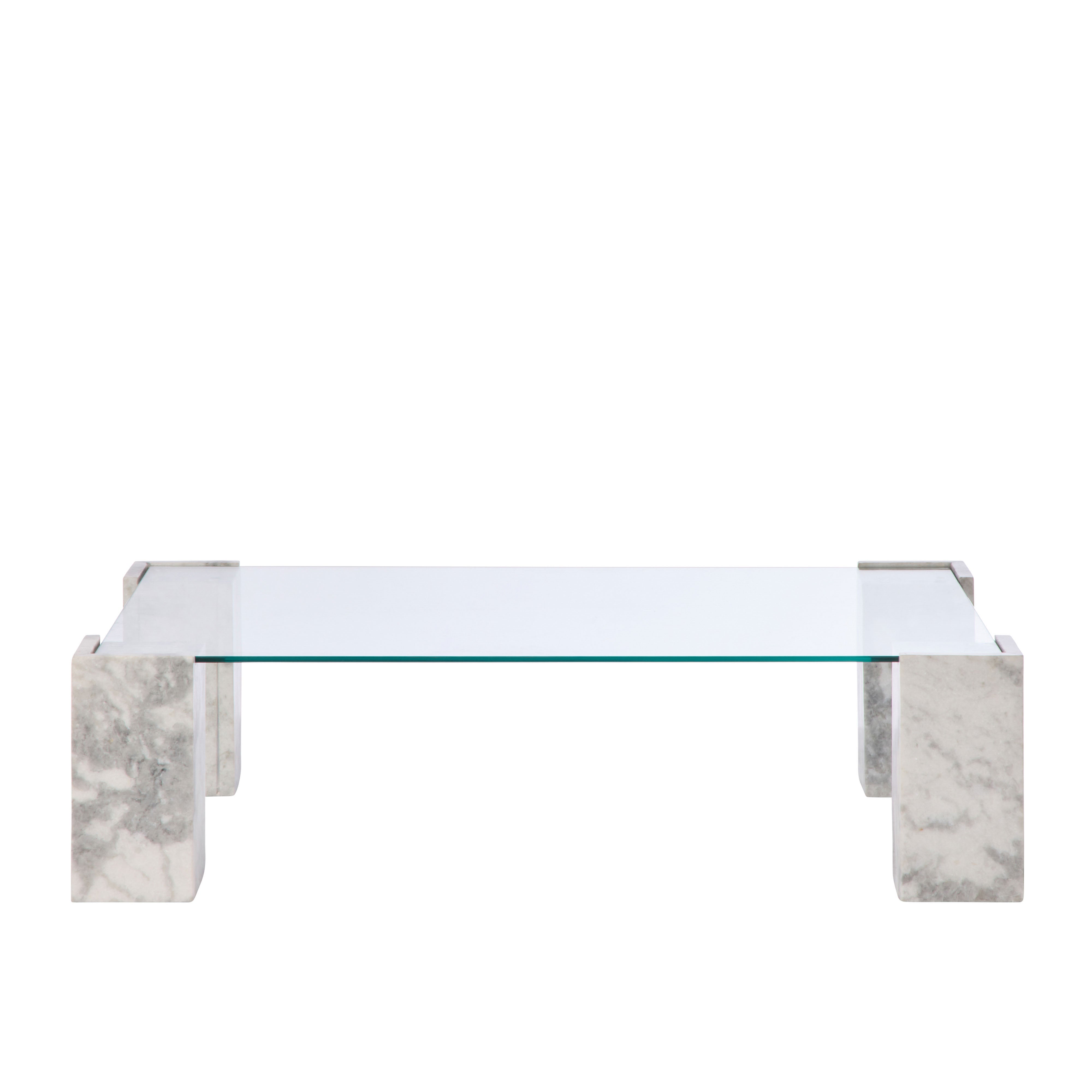 Grand Designs Lark Coffee Table Grey & Clear