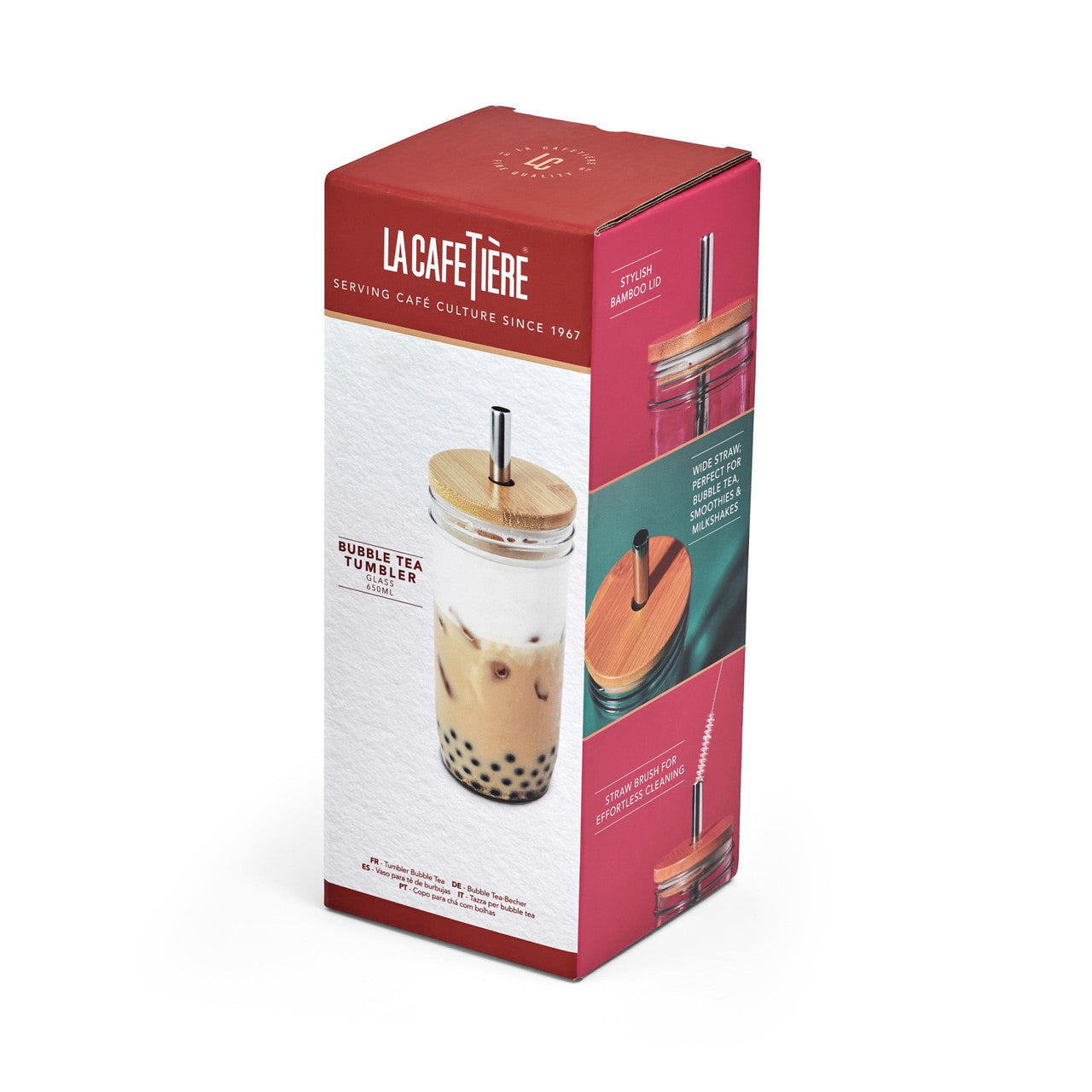 La Cafetière Bubble Tea Tumbler 650ml