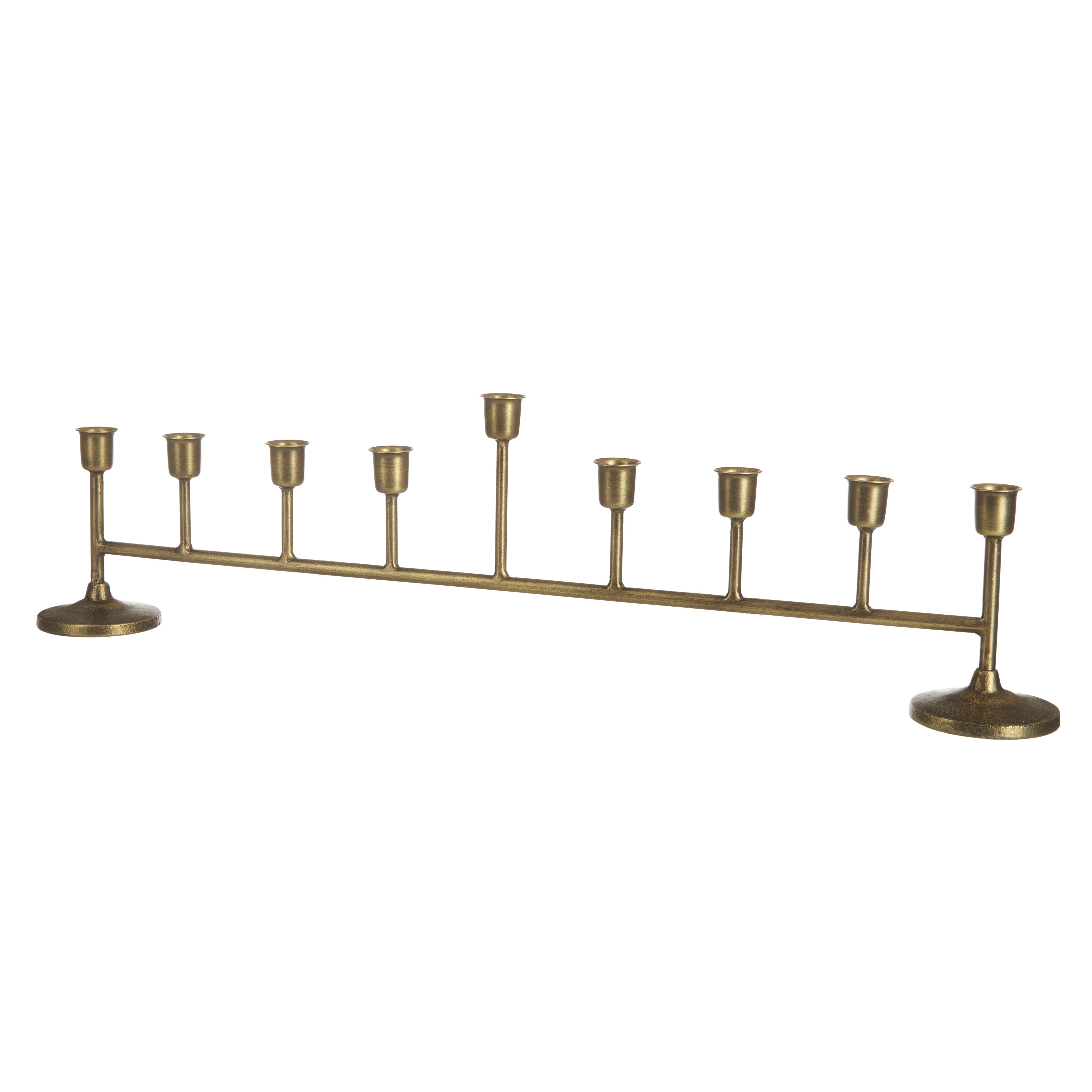 Amalfi Ford Candleholder Brass