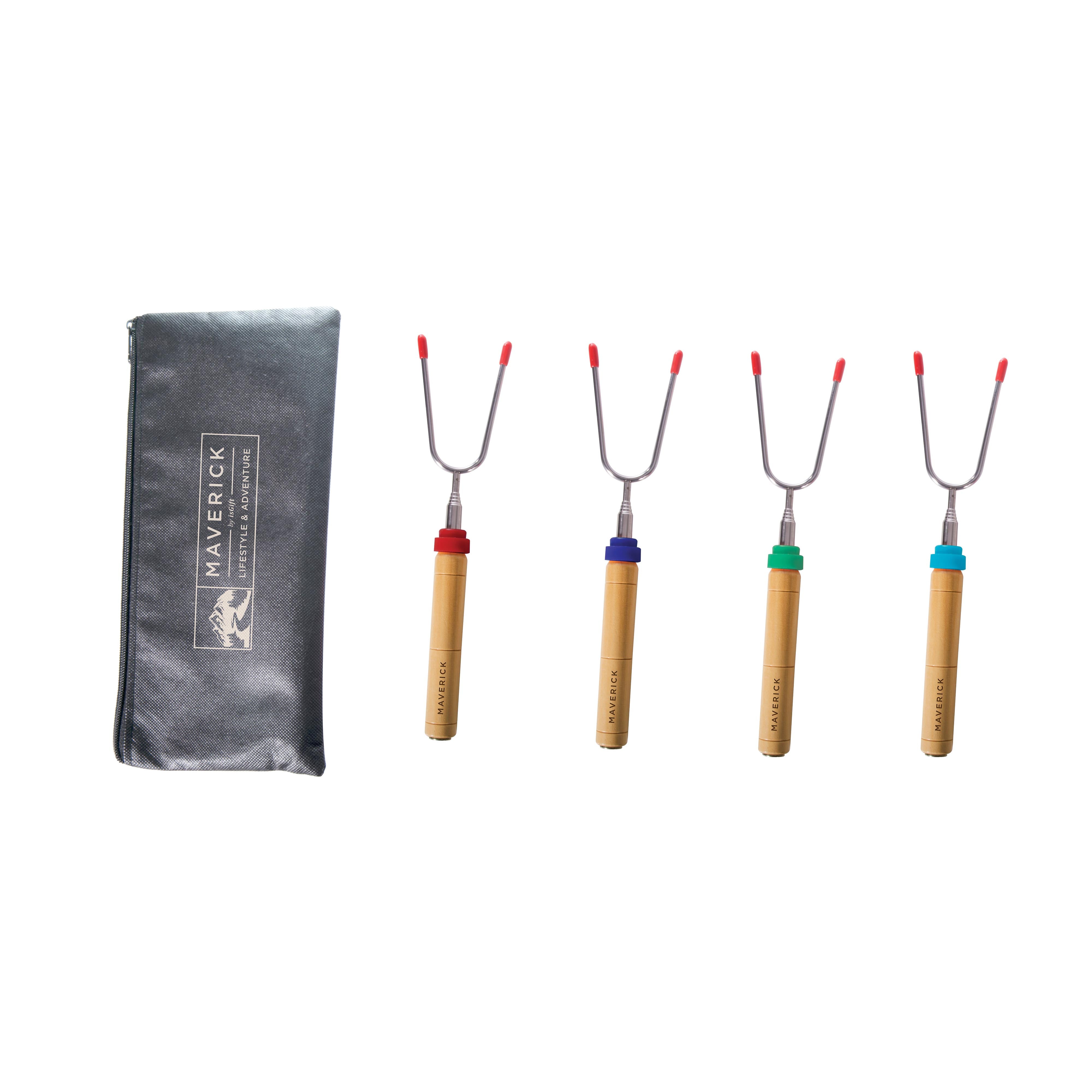 Maverick Twist & Turn Telescopic Marshmallow Forks