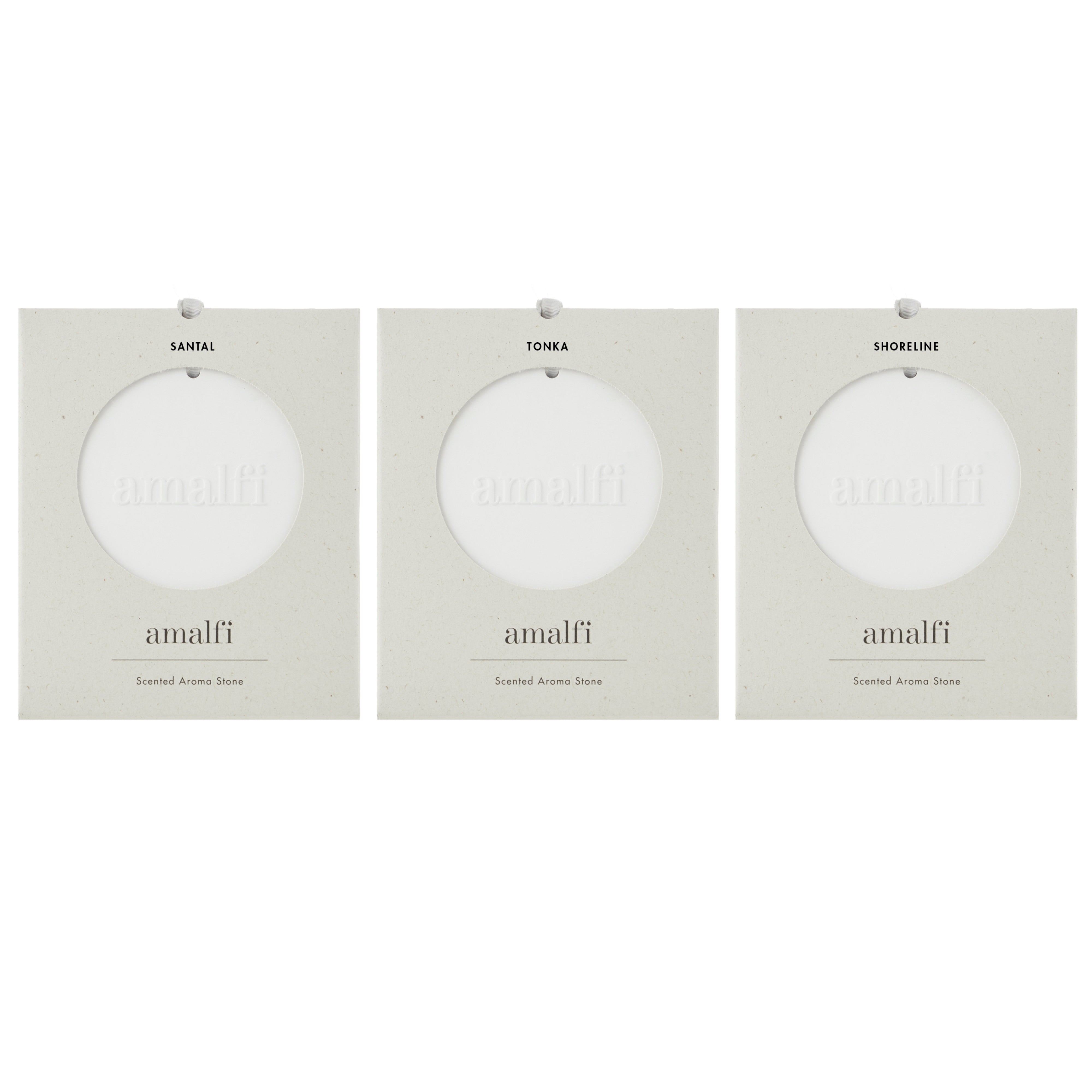 Amalfi Santal Tonka Aroma Stones CDU/6pc Taupe