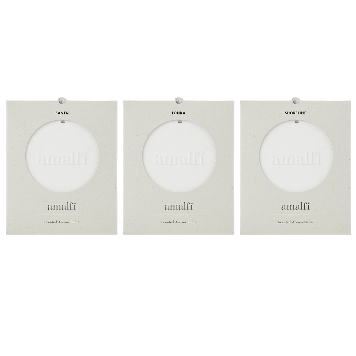 Amalfi Santal Tonka Aroma Stones CDU/6pc Taupe