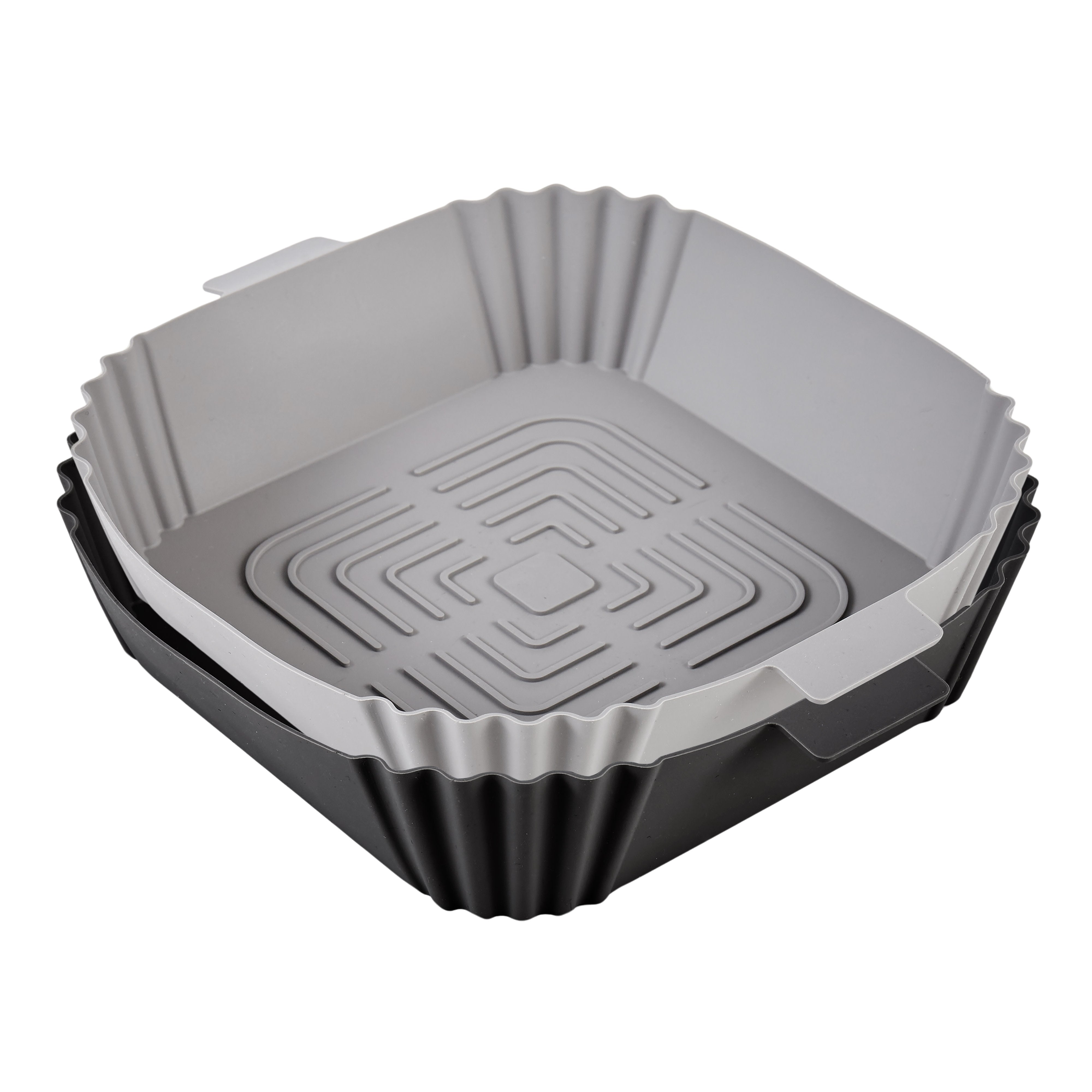 MasterPro Reusable Silicone Air Fryer Liner Square 2 Piece Set