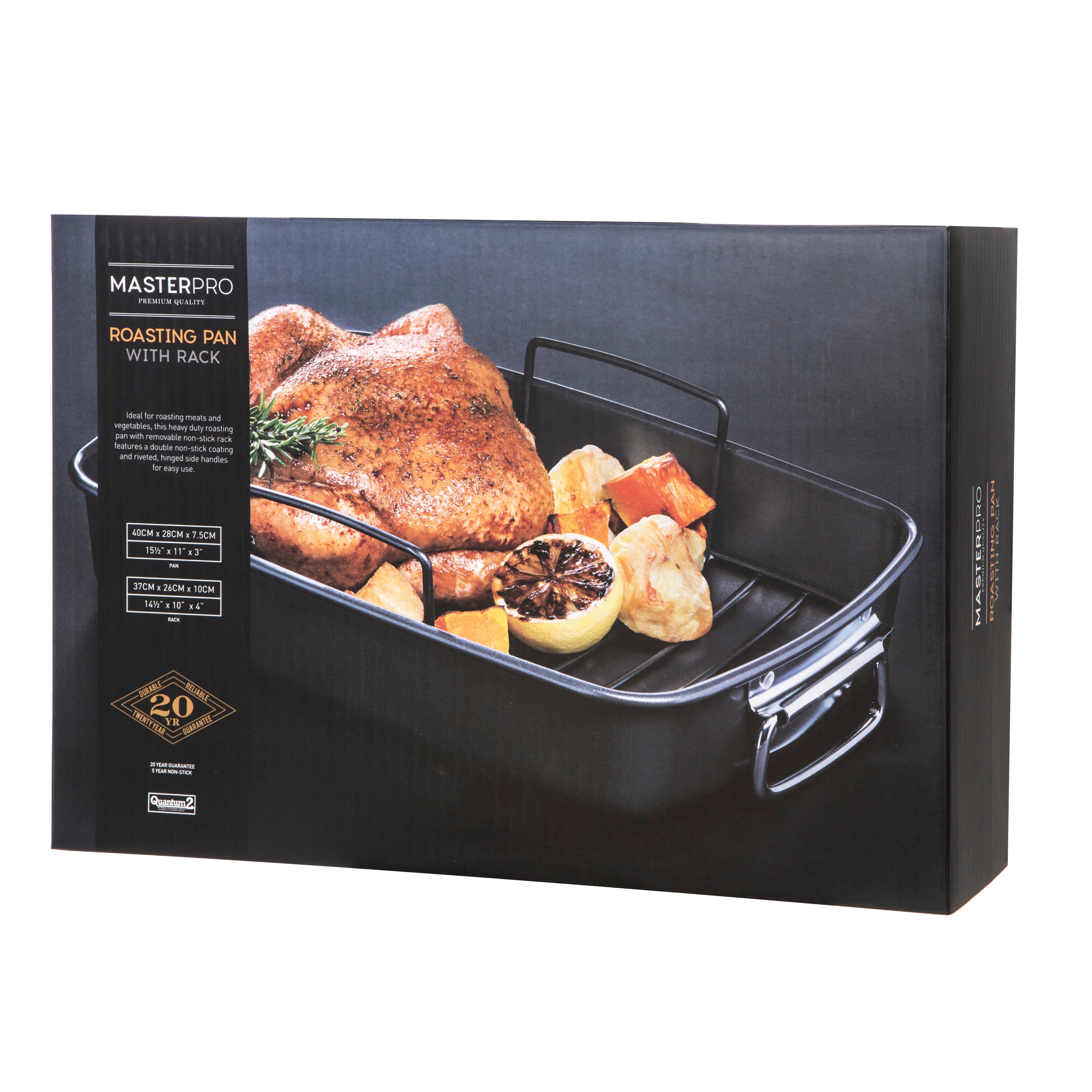 MasterPro Non-Stick Roaster with Rack