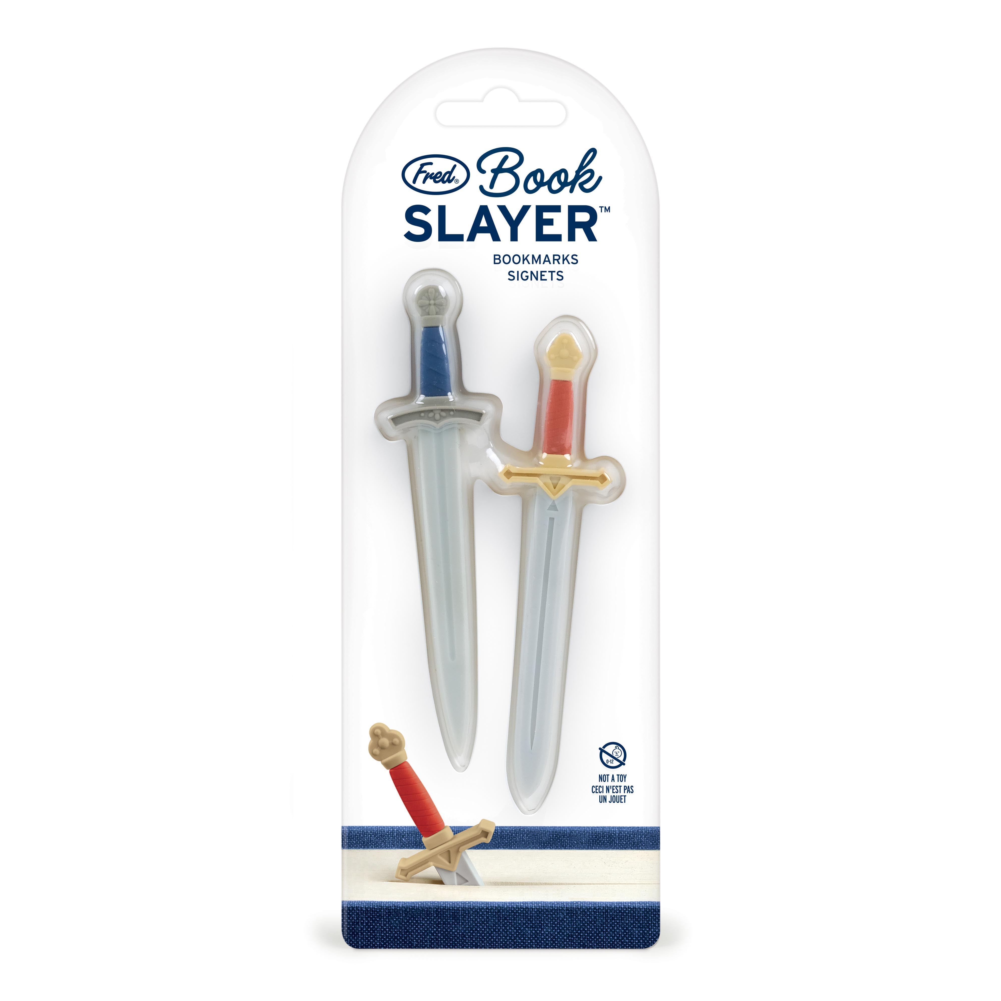 Fred Bookslayer Bookmarks 2 Piece Set Multi-Coloured