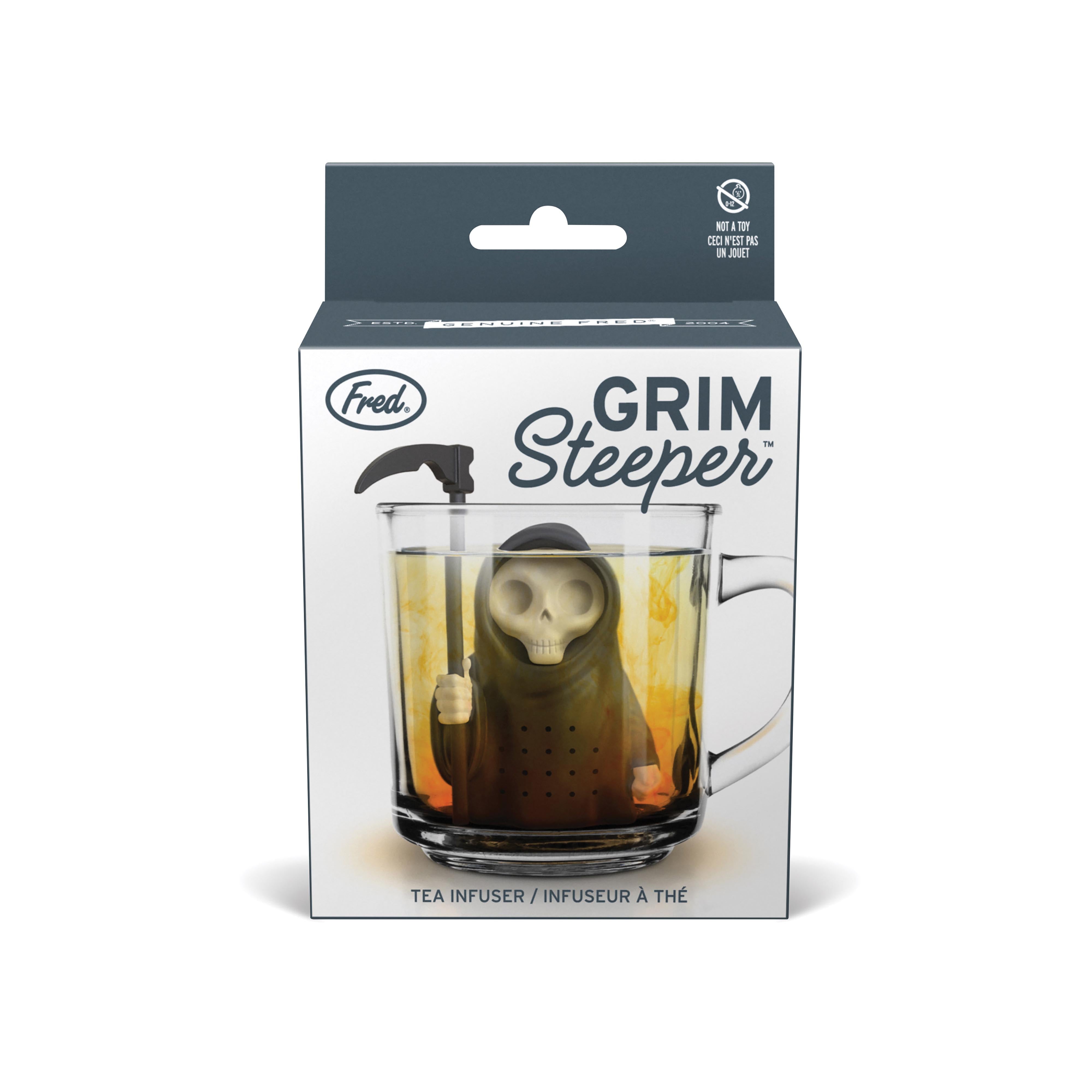 Fred Grim Steeper Tea Infuser Black & White