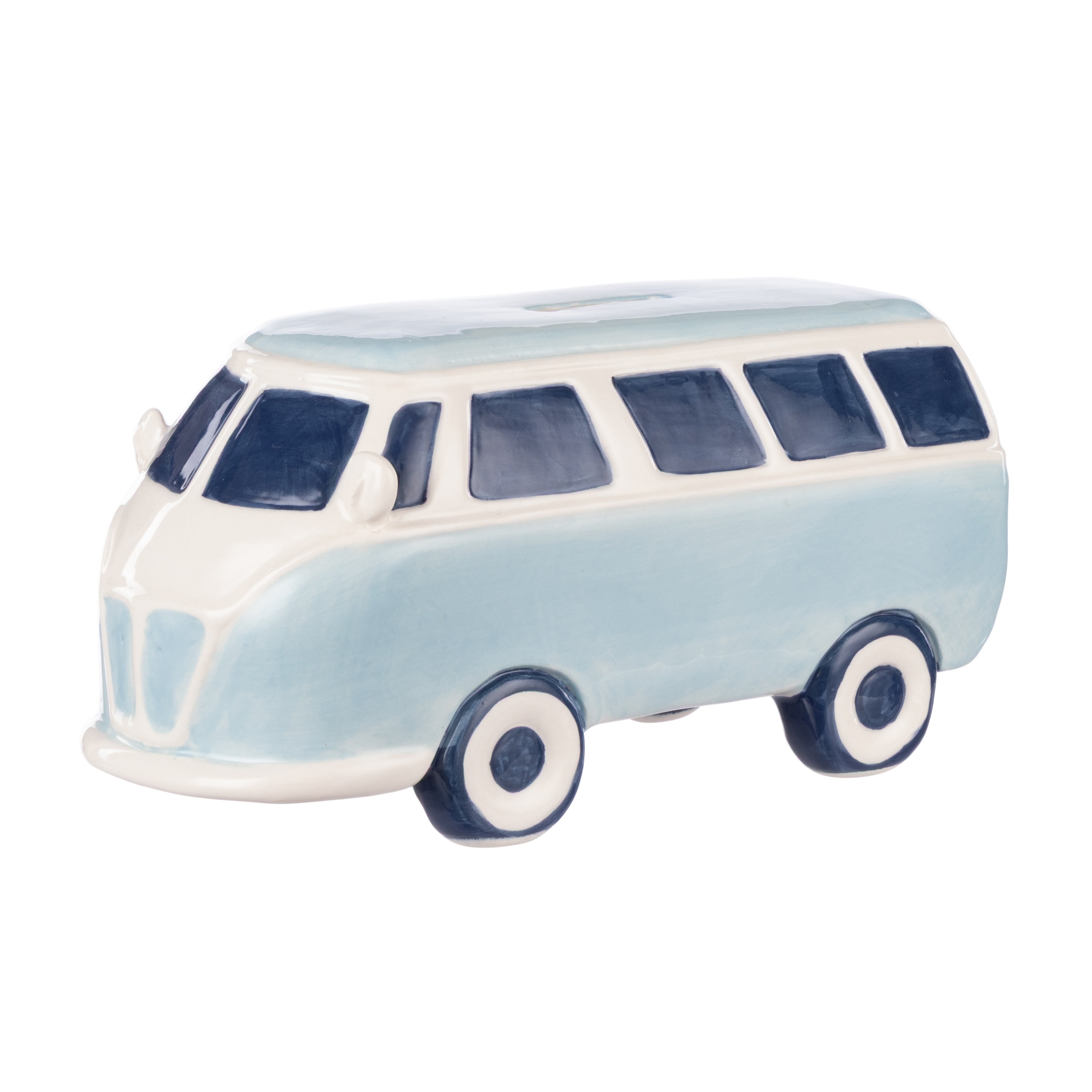 Emporium Combi Money Bank White & Blue