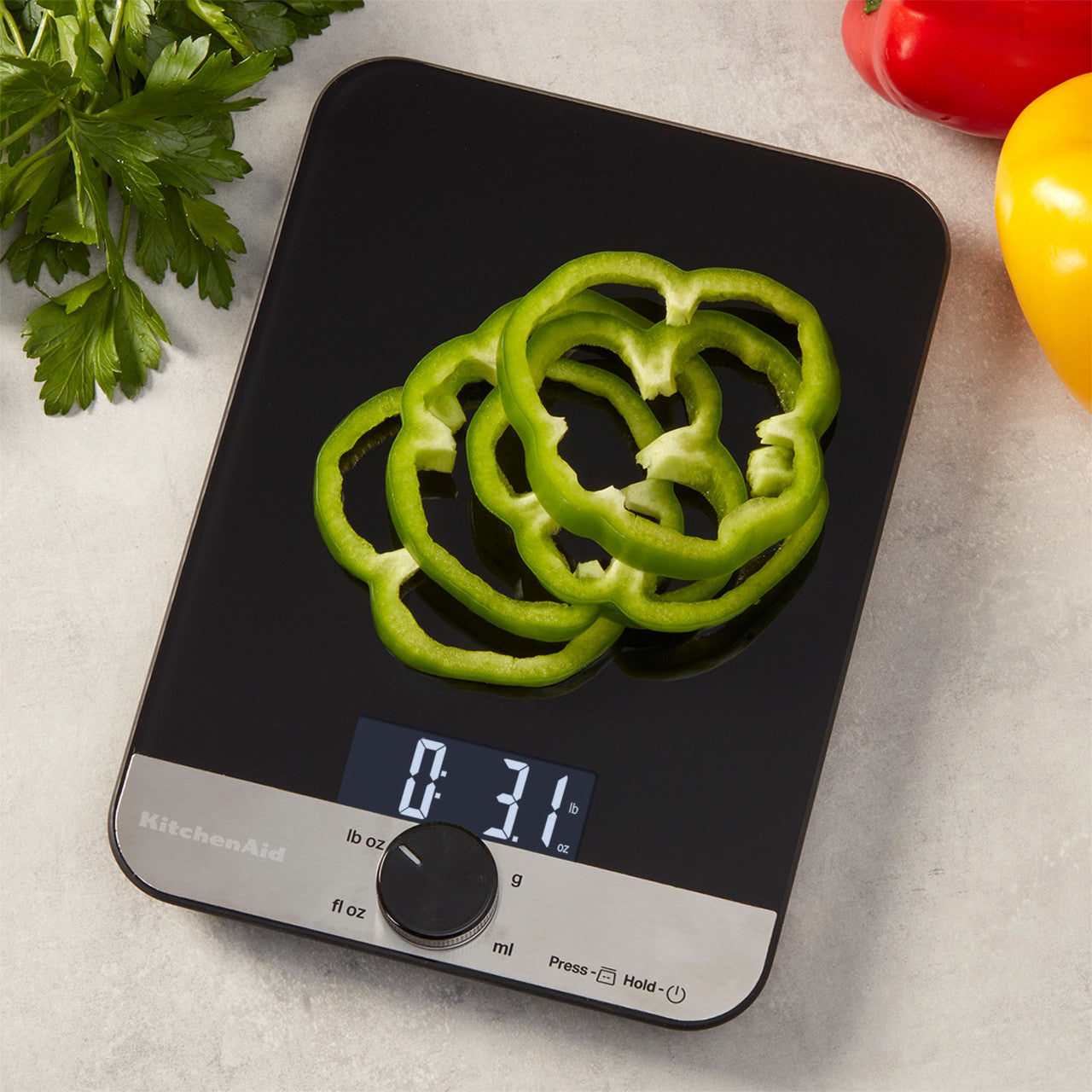 KitchenAid Digital Glass Top Kitchen Scale 5000g / 5000ml