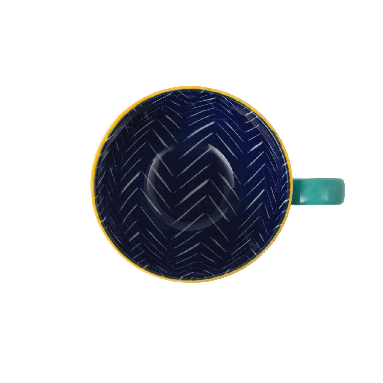 Mikasa Stoneware Mug 330ml (Indigo Chevron)