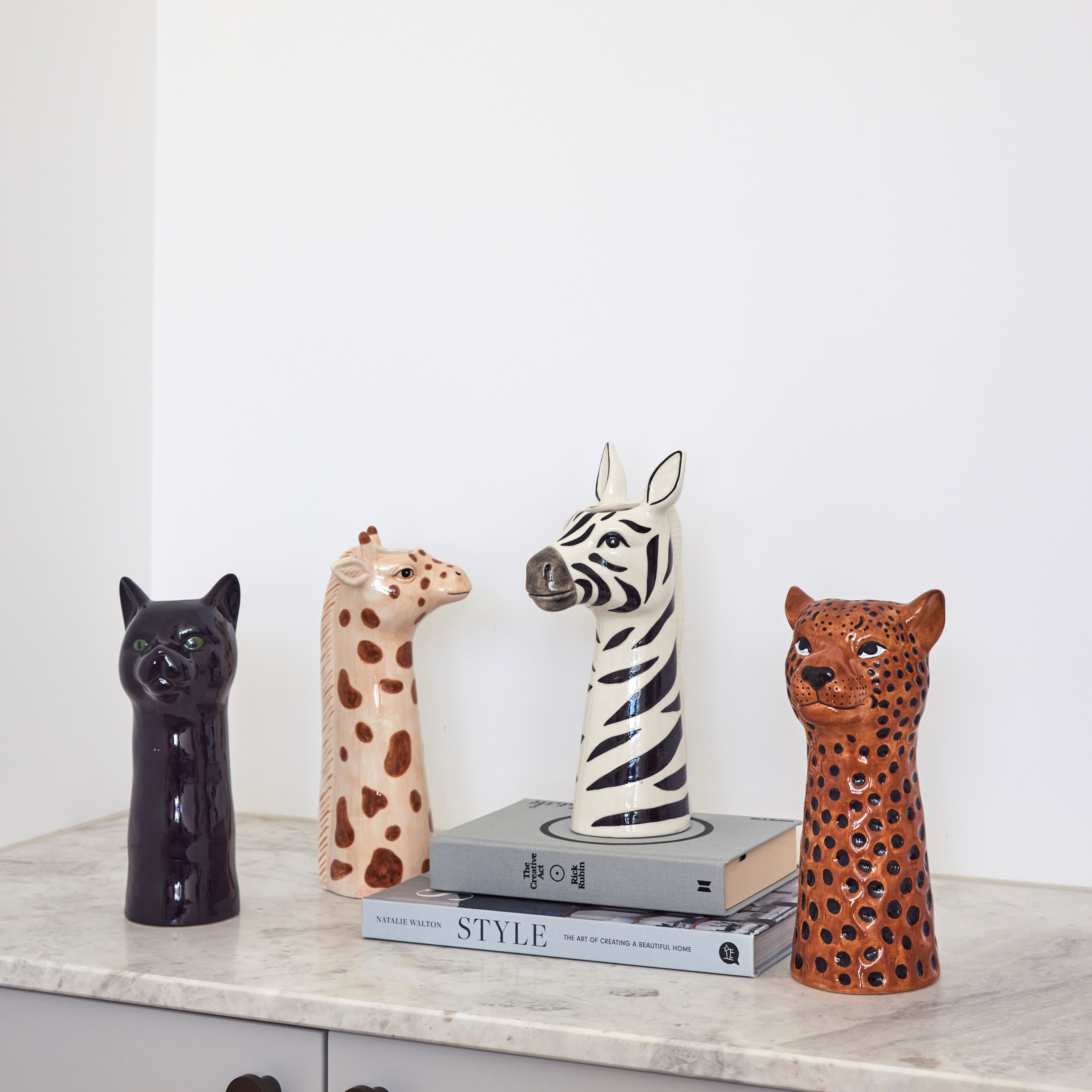 Emporium Marty Giraffe Vase Multi-Coloured