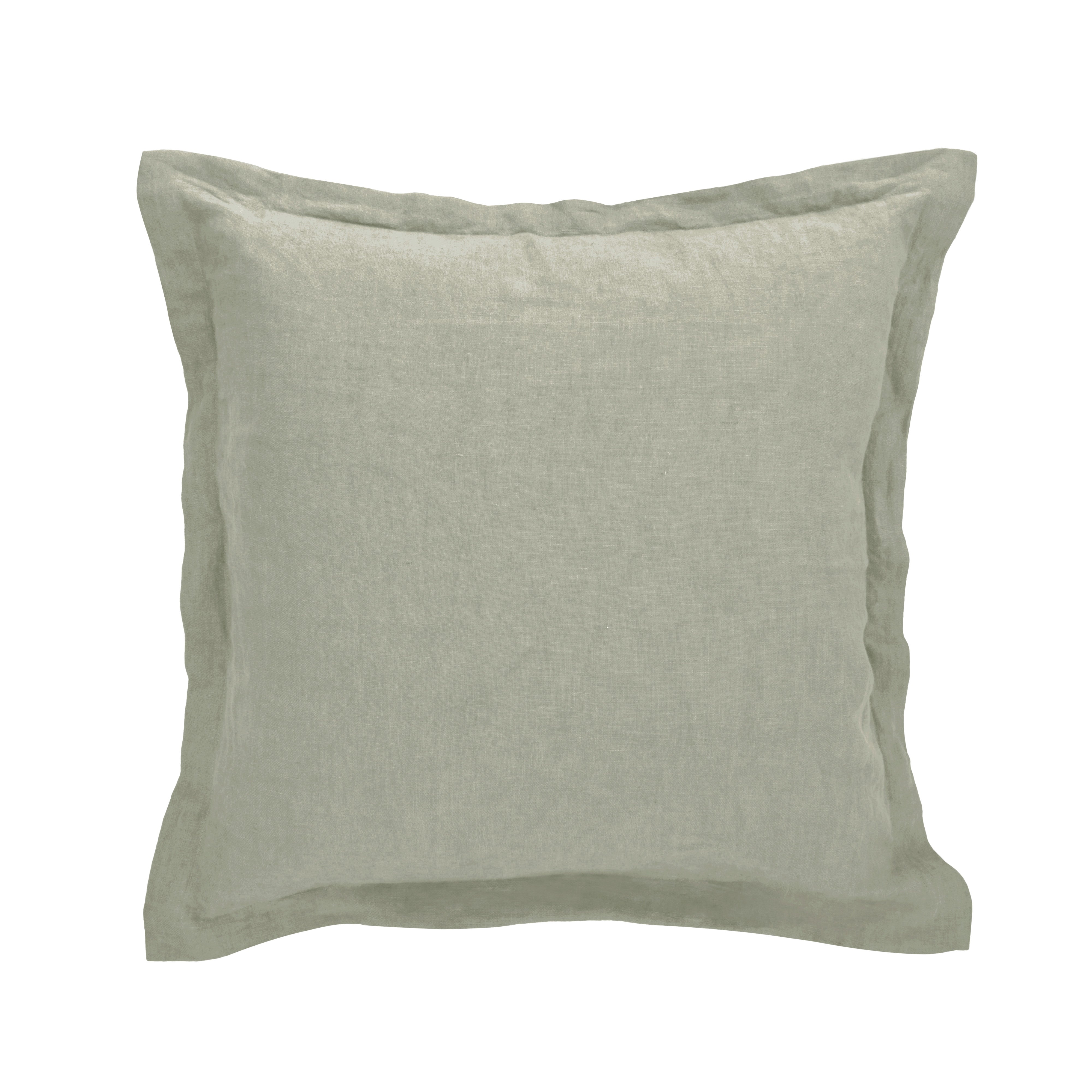Amalfi Cove Linen Cushion Green