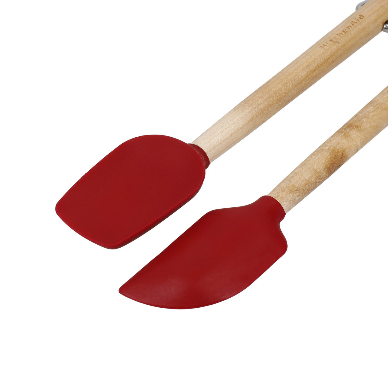 KitchenAid 2 Piece Mini Birchwood Spatula Set (Empire Red)