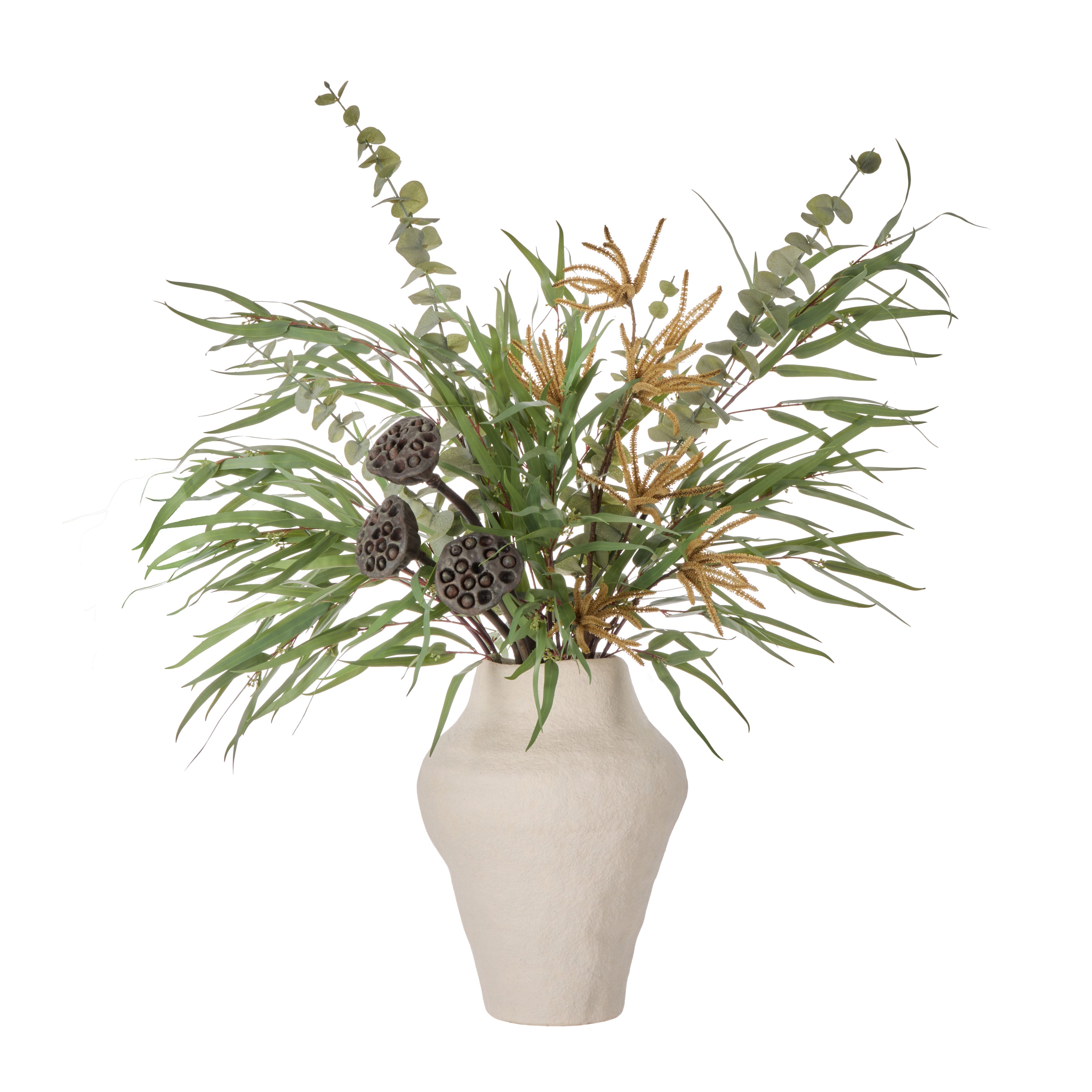Rogue Lotus Pod Catkins Mix-Ryde Brown 96cm
