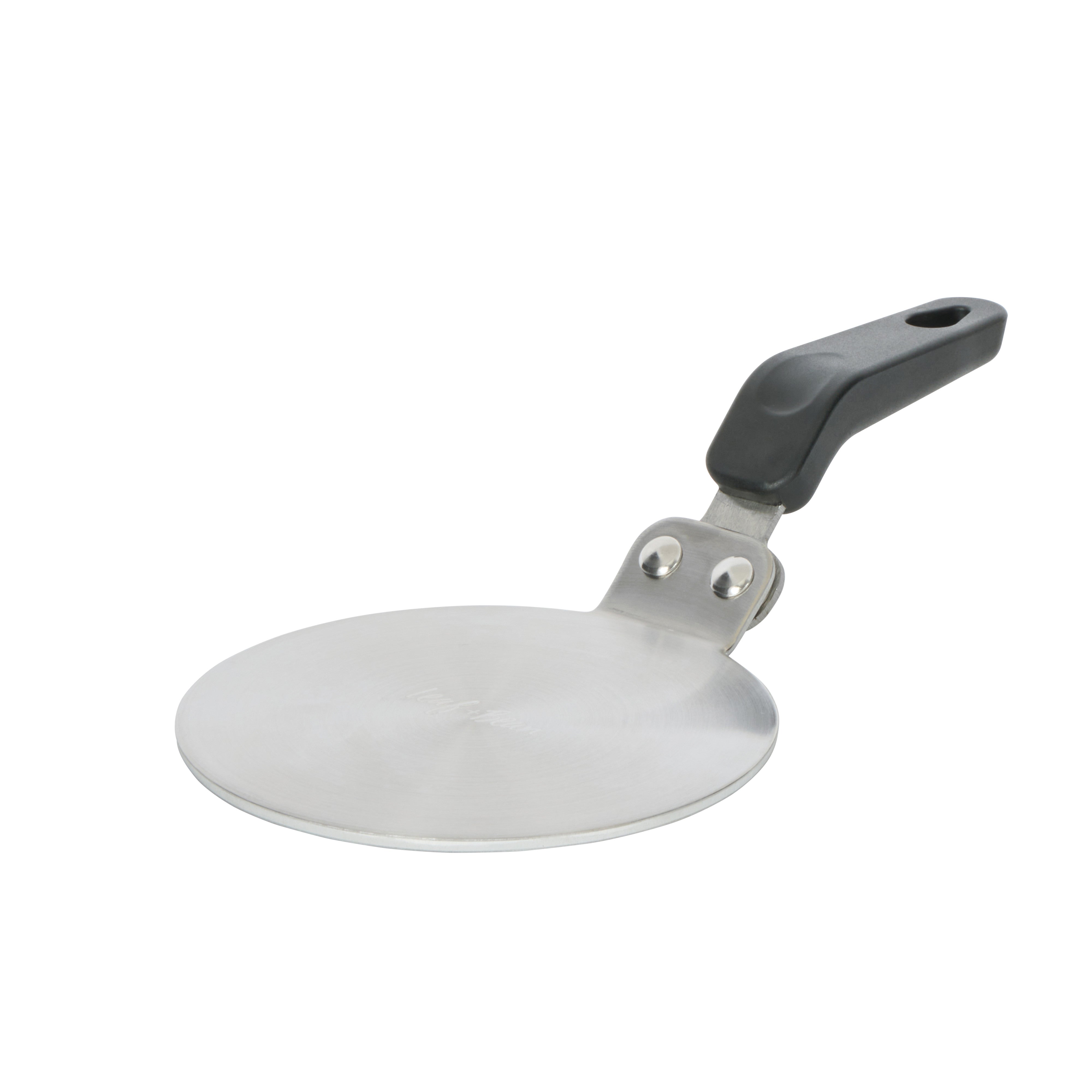 Leaf & Bean Piazza Stainless Steel Stovetop Induction Plate Silver & Black