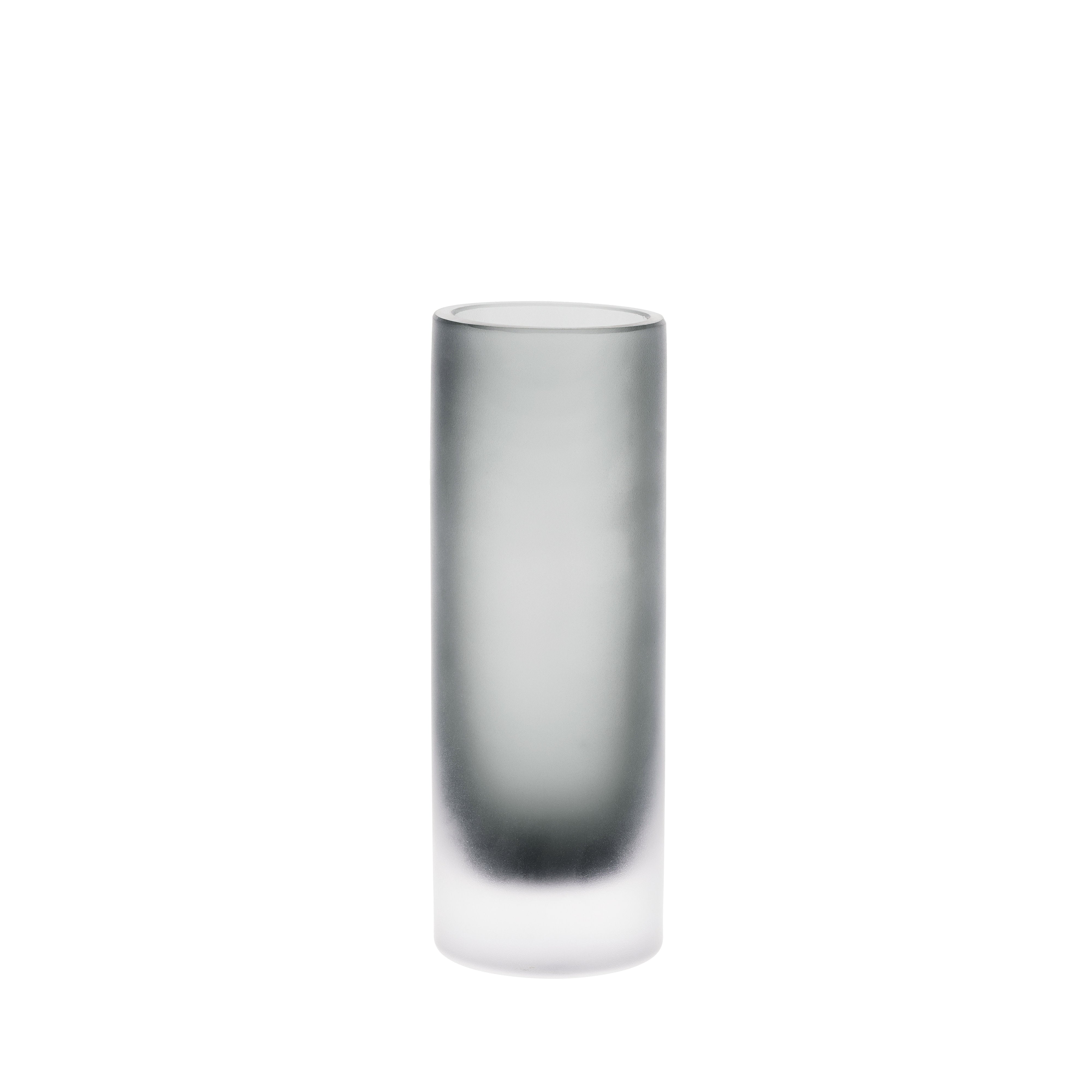 Grand Designs Griffin Glass Vase Small Grey