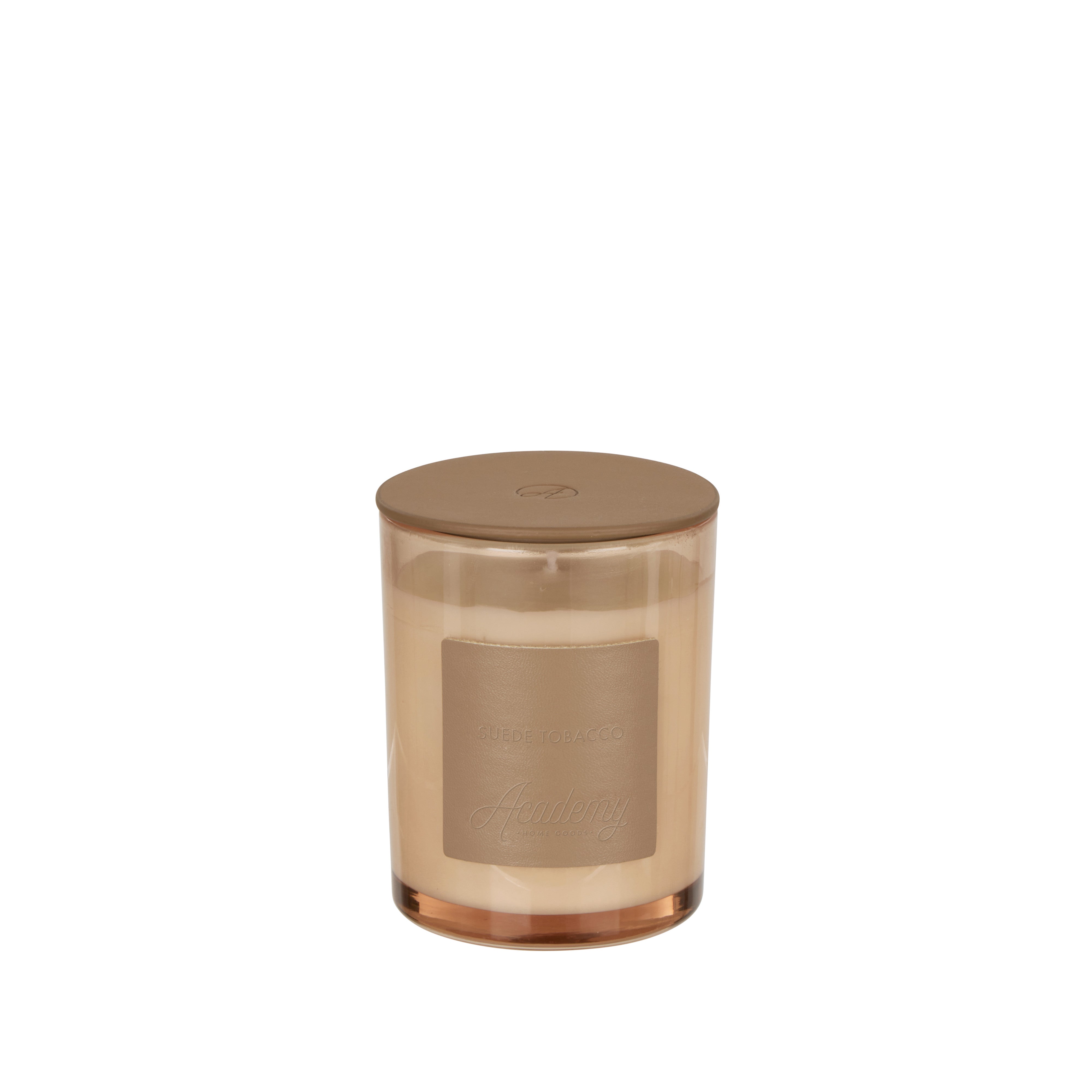 Academy Suede Tobacco Scented Candle 200g Tan