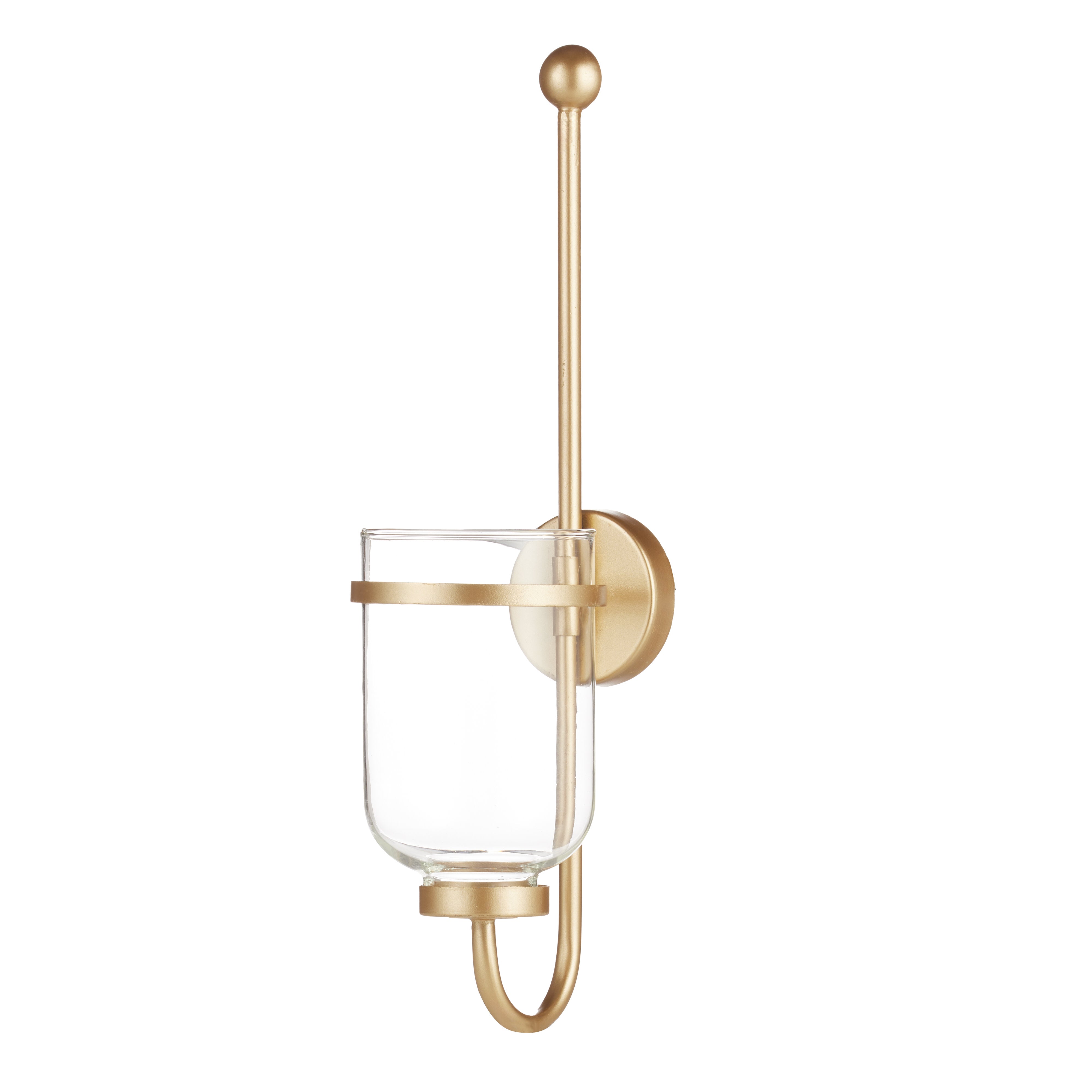 Amalfi Marin Candle Wall Sconce Gold
