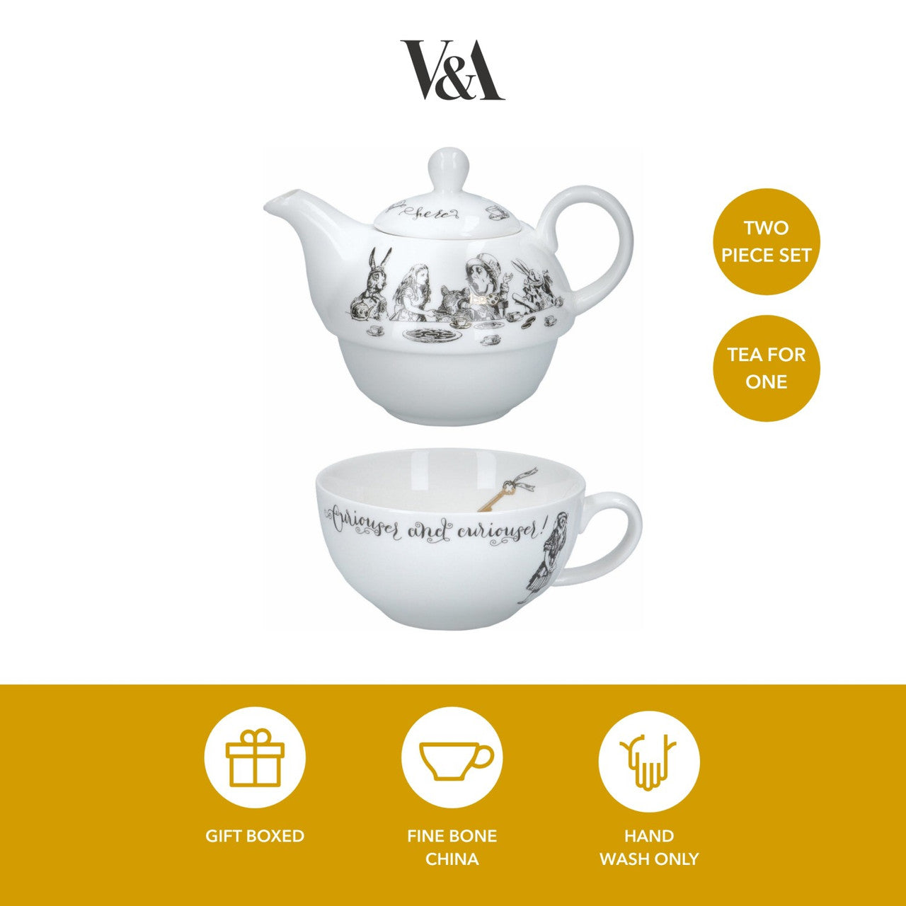 V&A Alice in Wonderland Tea for One 250ml