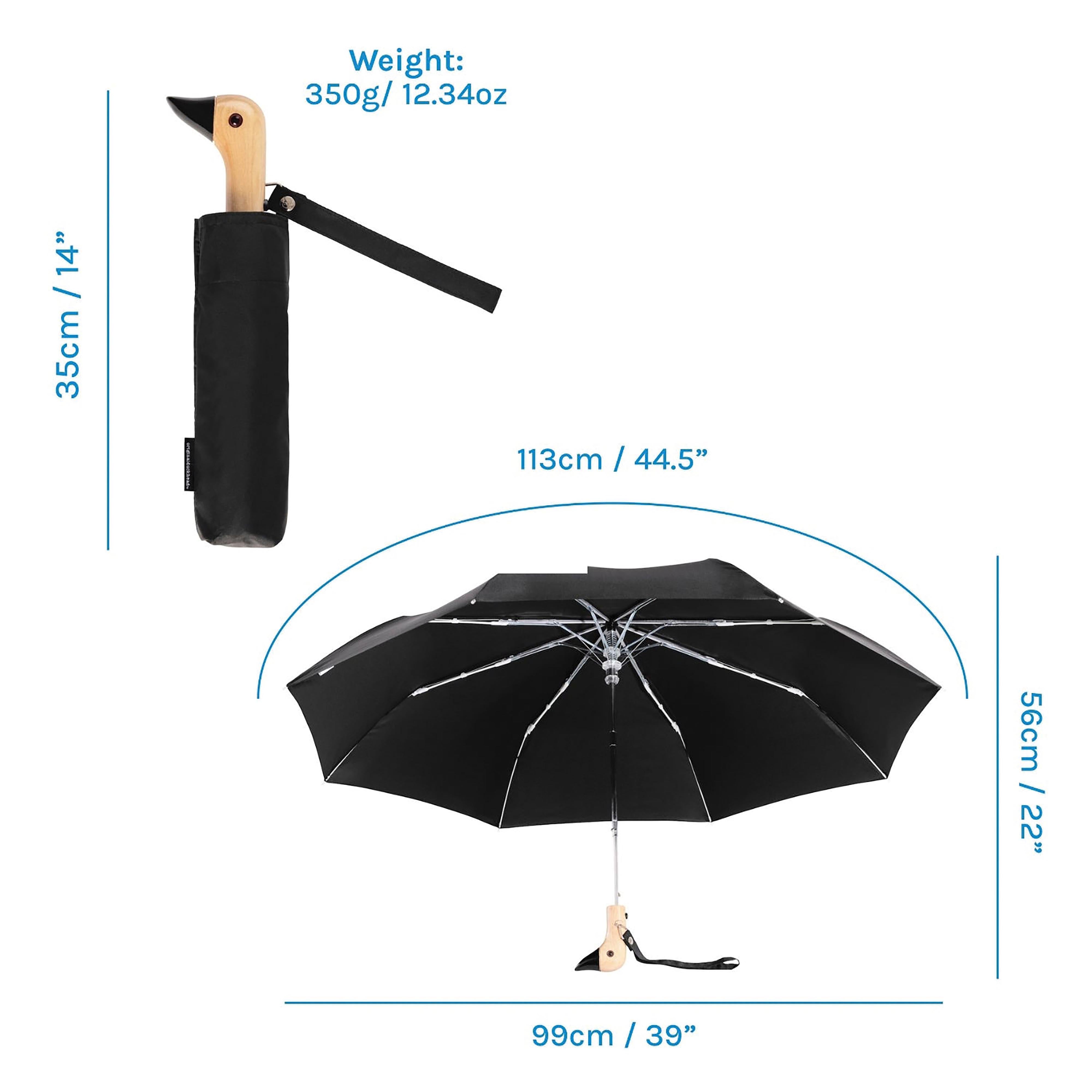 Original Duckhead Duck Umbrella Compact Black